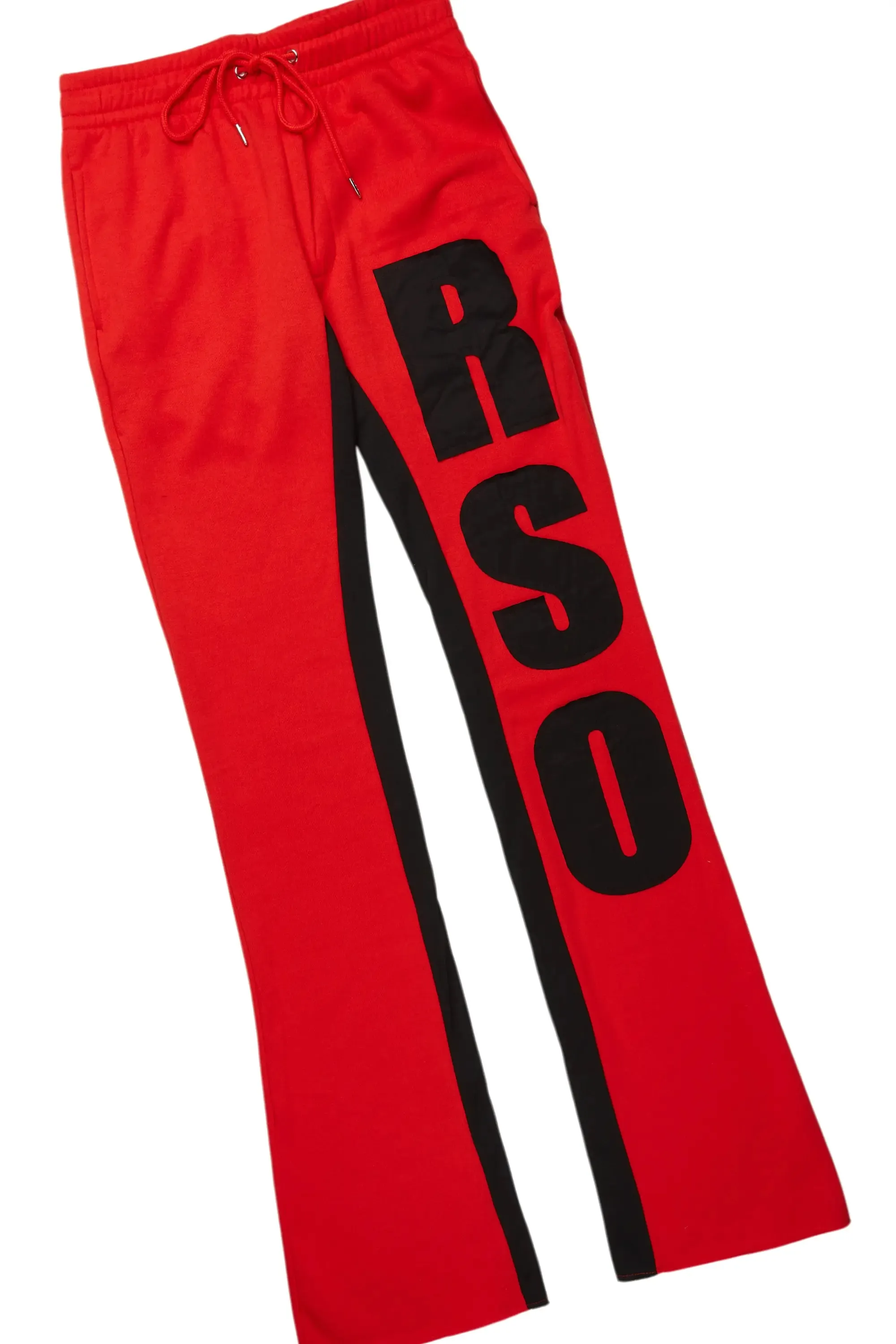 Devan Black/Red Hoodie/Baggy Stacked Flare Pant Set sold by Rockstar Original product image thumbnail 4