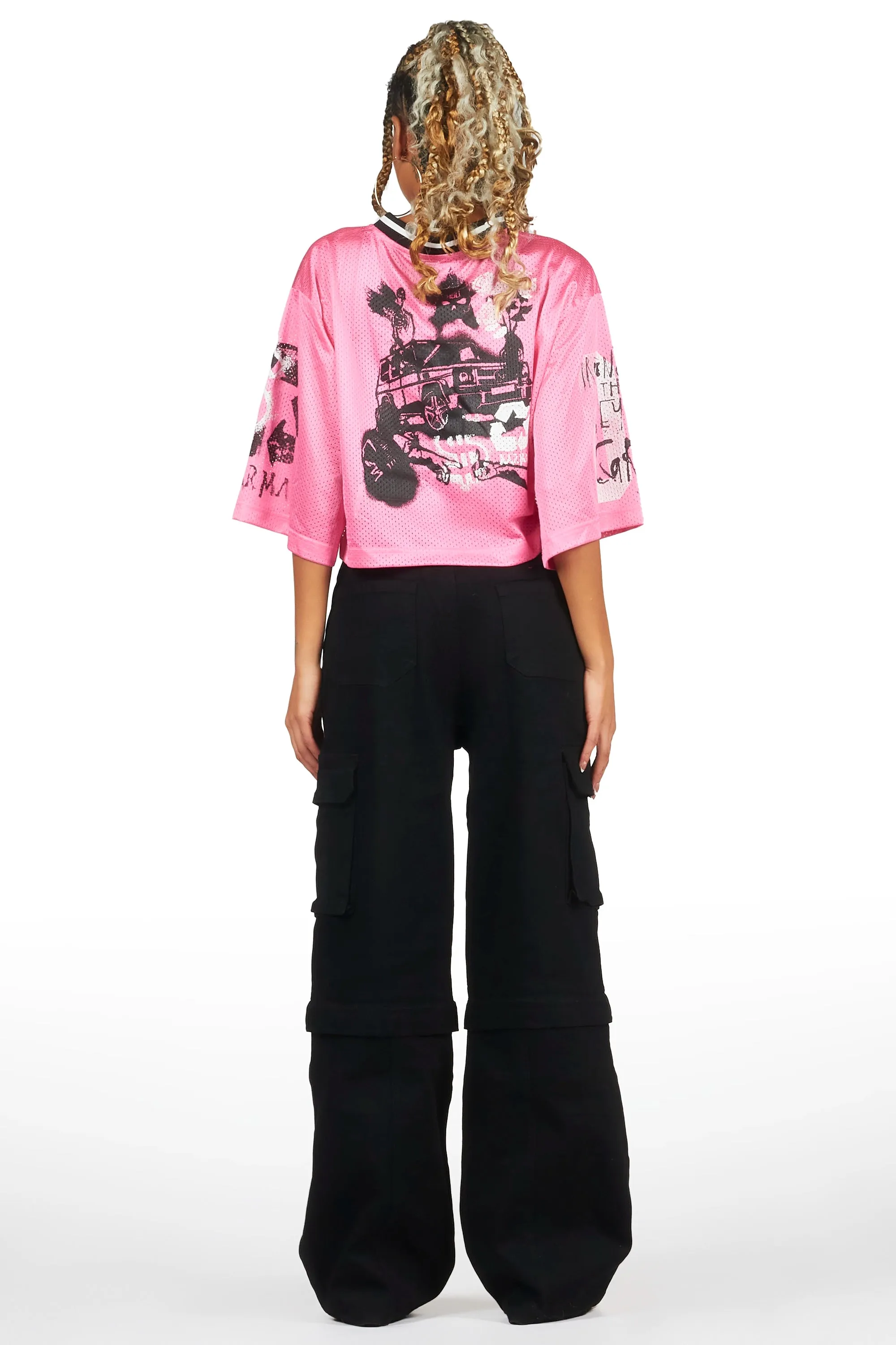 Precious Black Baggy Stacked Jean sold by Rockstar Original product image thumbnail 5