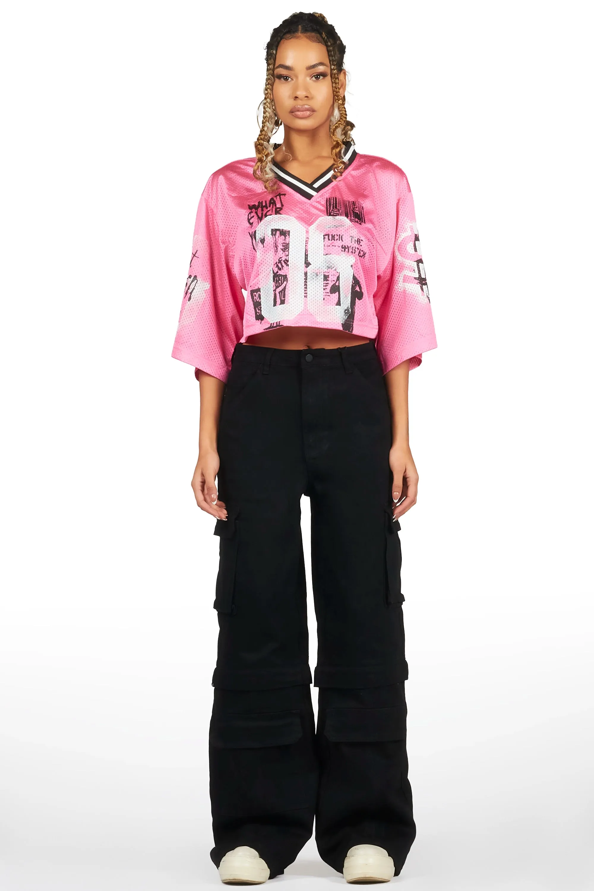 Precious Black Baggy Stacked Jean sold by Rockstar Original product image thumbnail 2