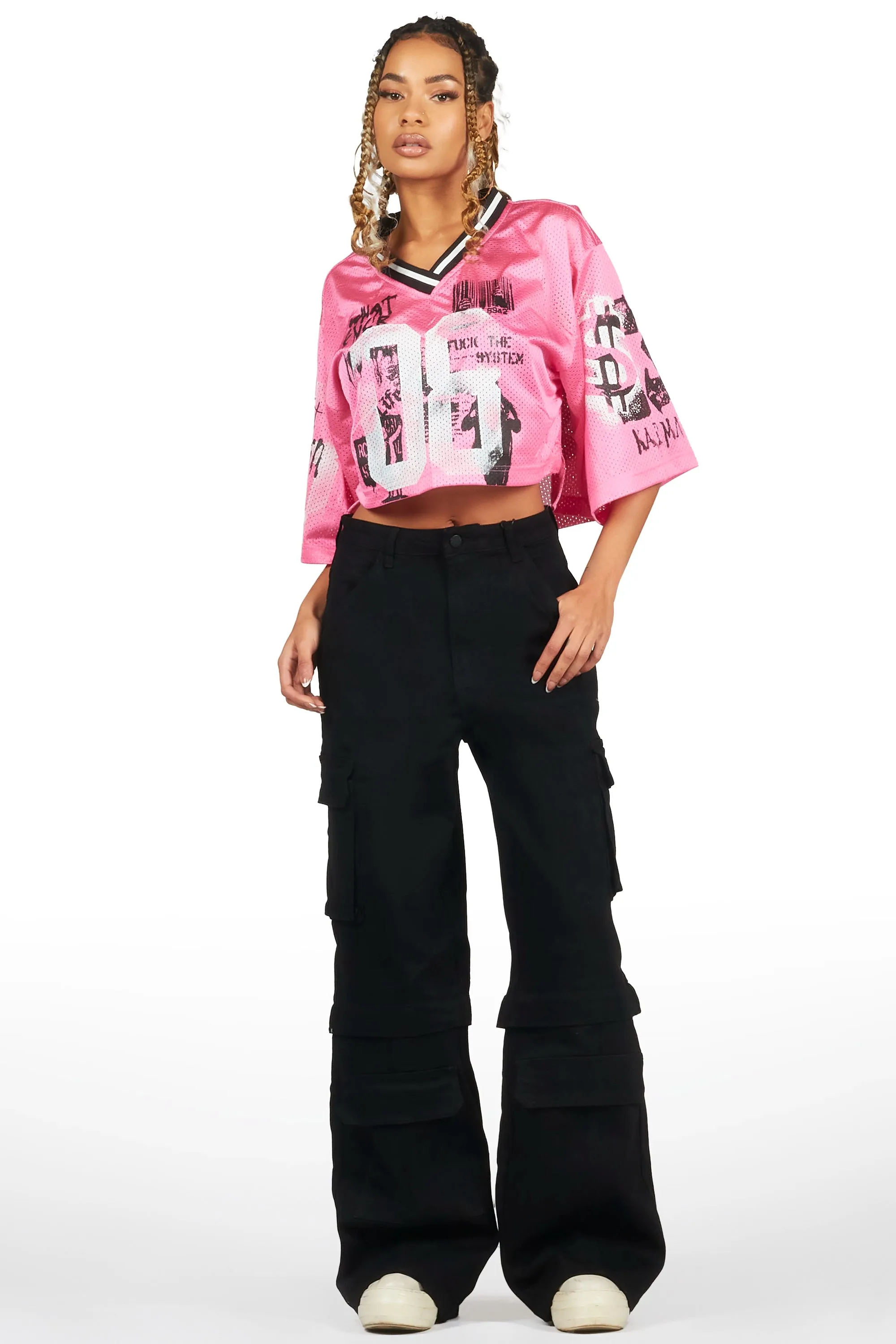 Precious Black Baggy Stacked Jean sold by Rockstar Original product image thumbnail 3