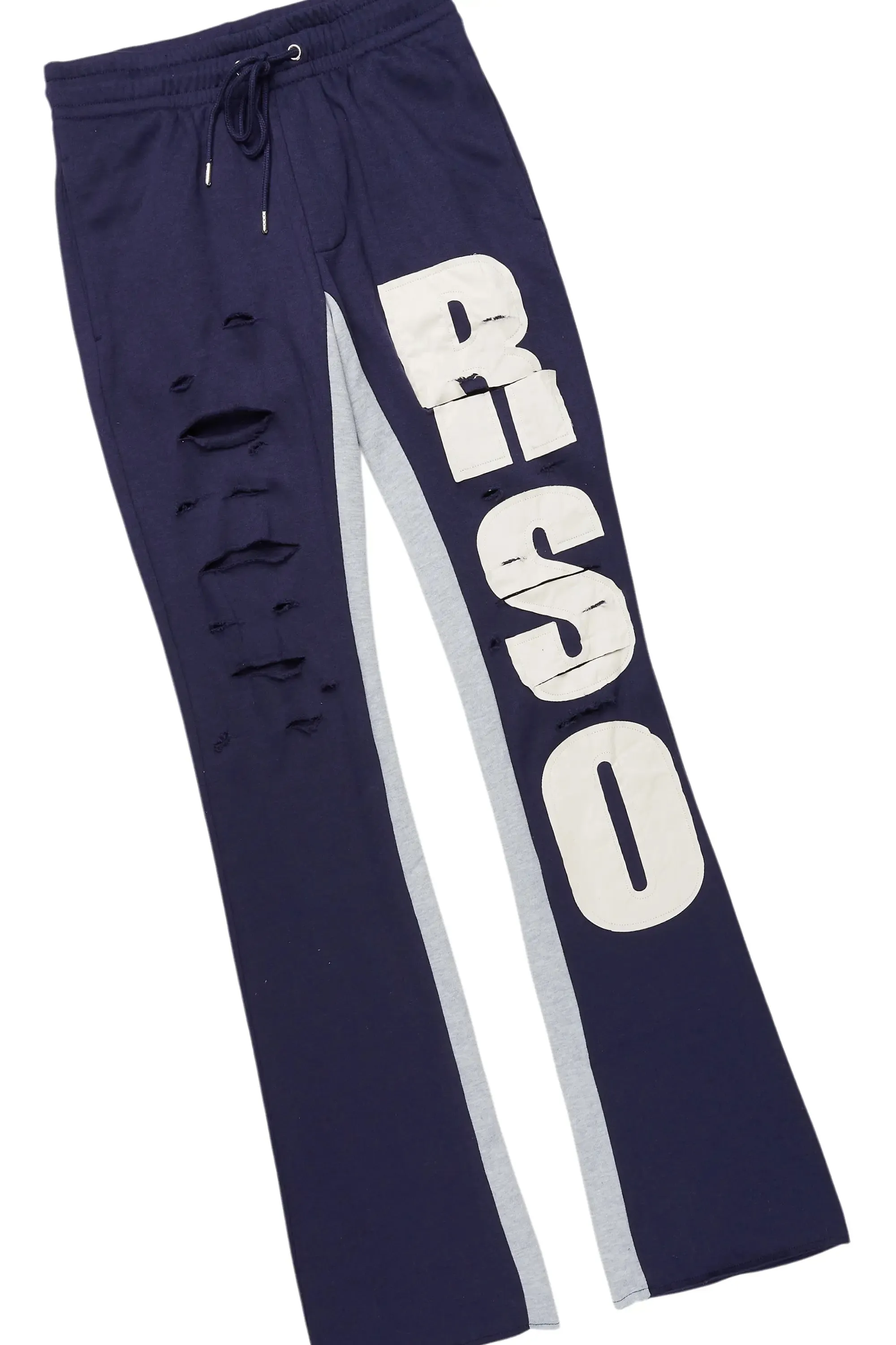 Berne Navy/Grey Double Layer T-Shirt/Baggy Pant Set sold by Rockstar Original product image thumbnail 4