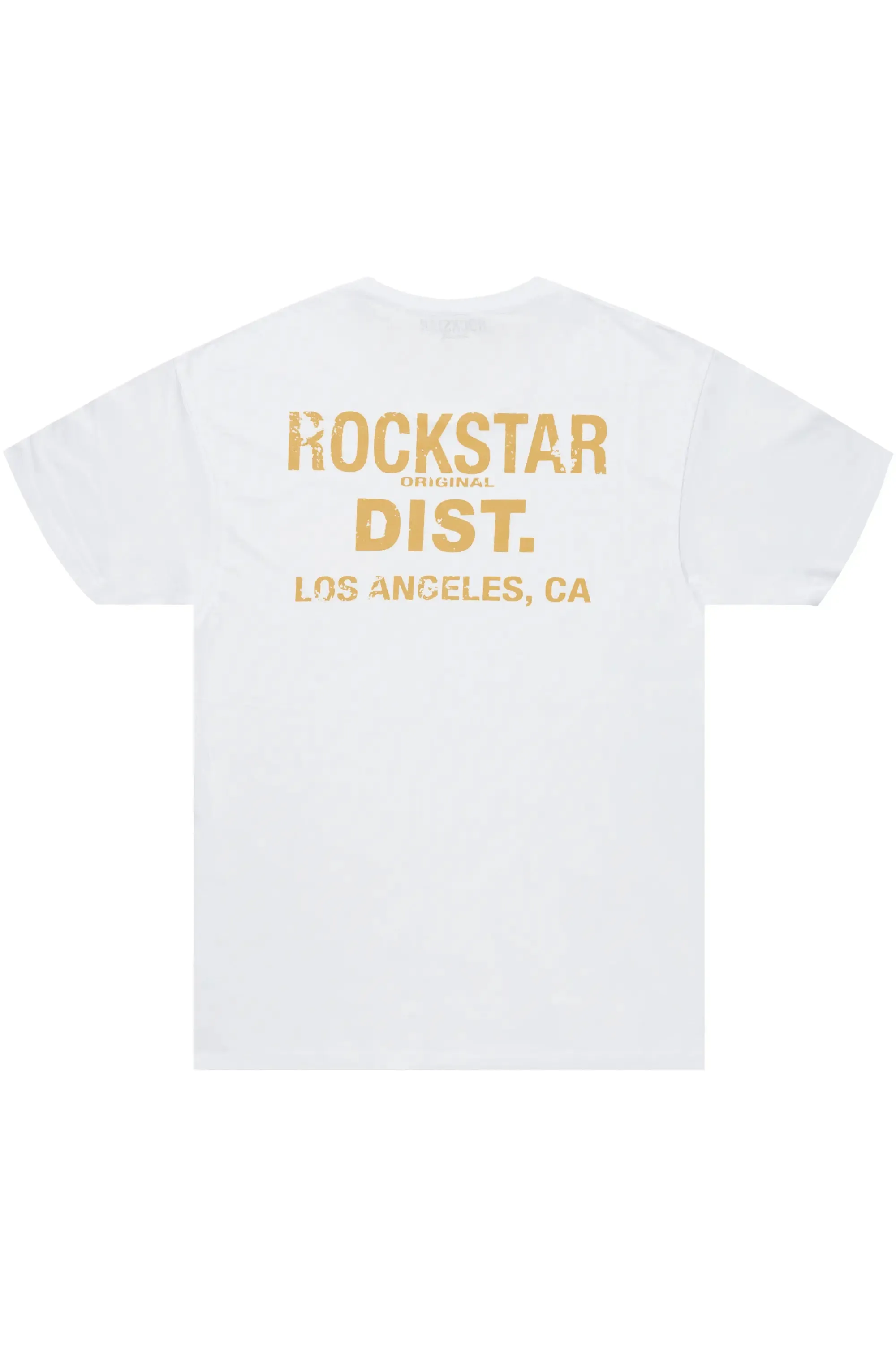 Dalasia White/Beige Oversized Tee sold by Rockstar Original