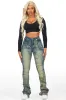 Wynter Tinted Dark Wash Super Stacked Jean sold by Rockstar Original