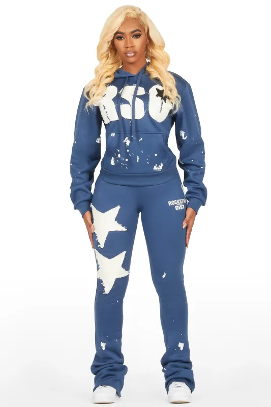 Kymesha Navy Super Stacked Trackset sold by Rockstar Original