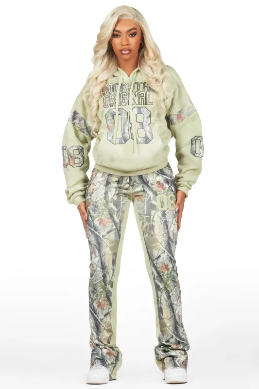 Eniyha Sage/Camo Stacked Trackset sold by Rockstar Original