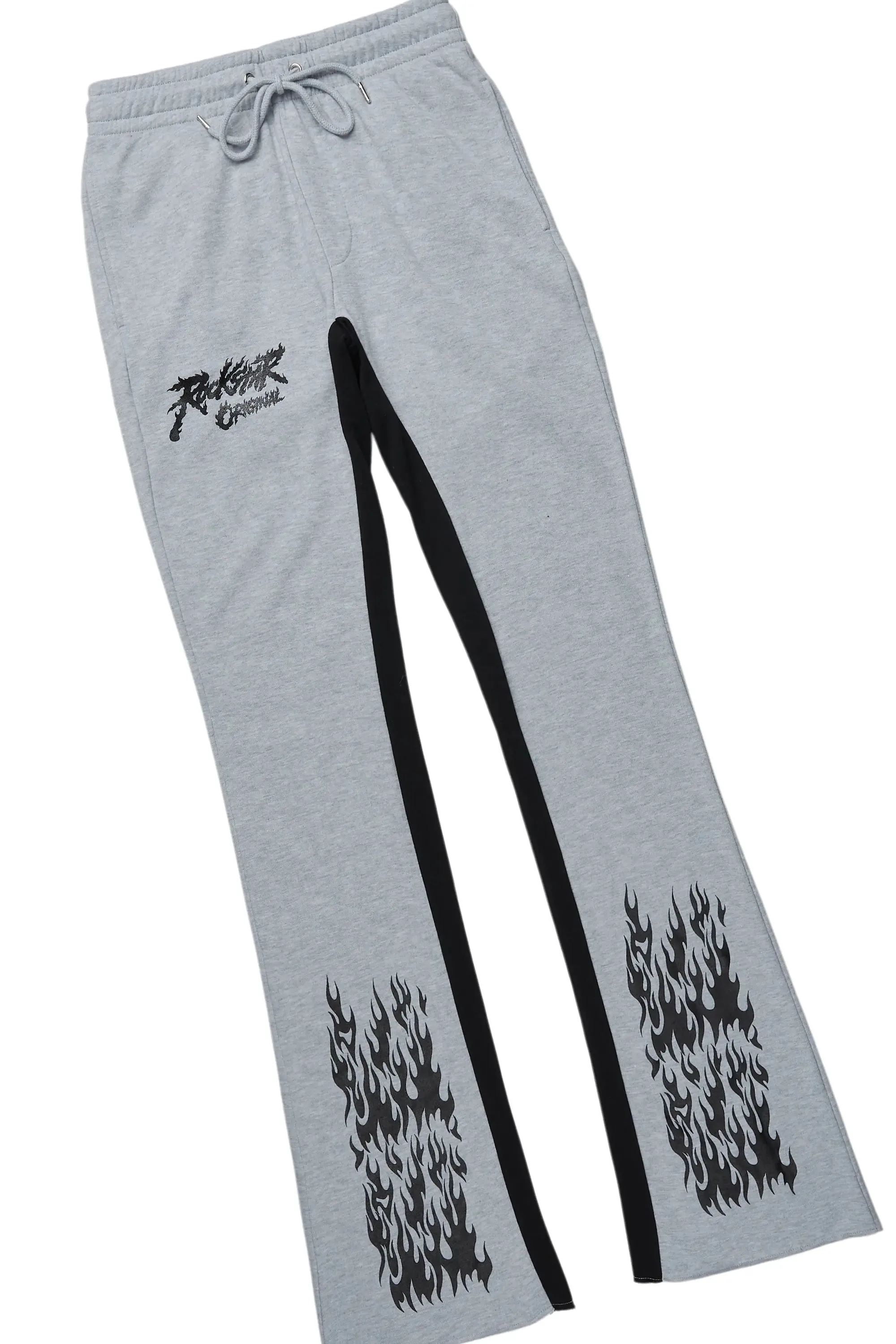 Bubble White/Grey Long Sleeve T-Shirt/Baggy Pant Set sold by Rockstar Original product image thumbnail 3