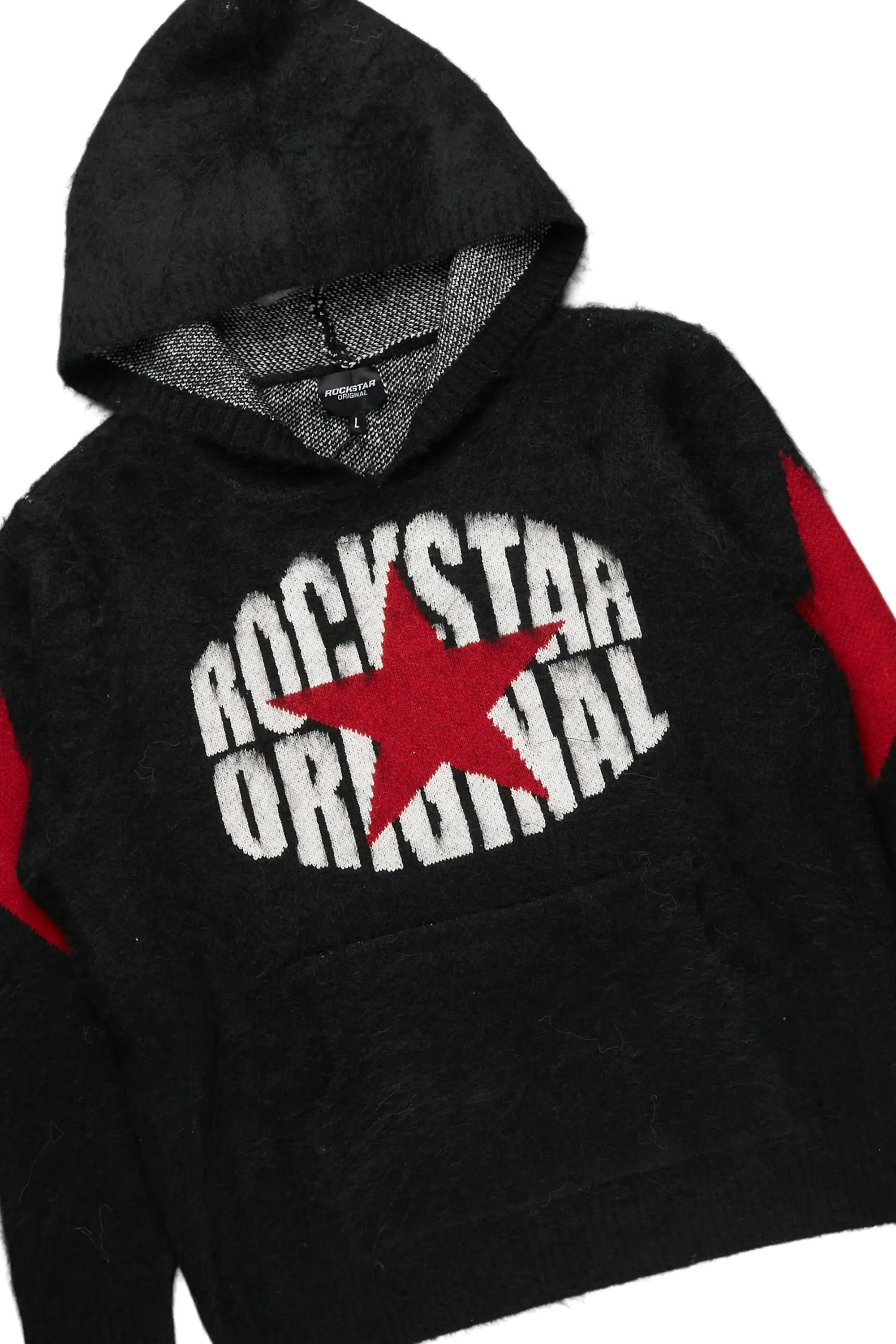 States Black Mohair Hoodie/Baggy Fit Jean Bundle sold by Rockstar Original product image thumbnail 2