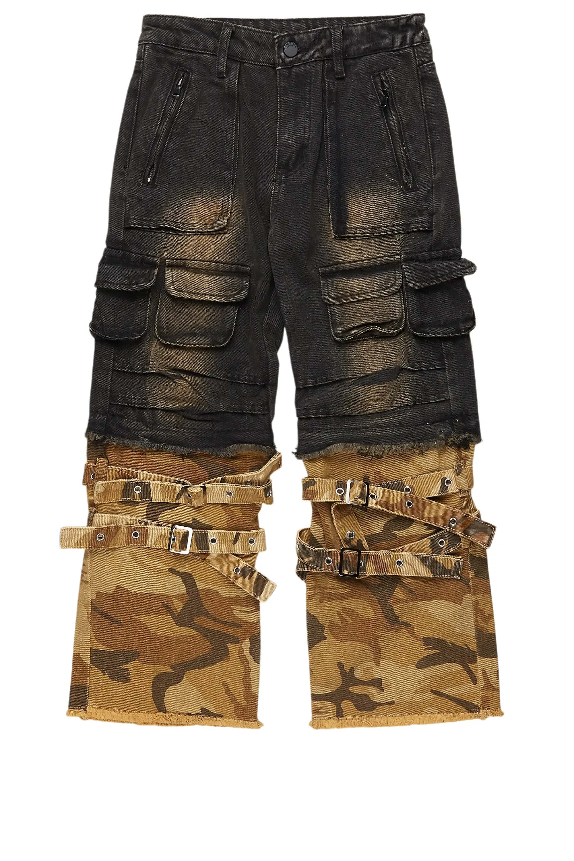 Boys Exxus Dark Grey Baggy Fit Jean sold by Rockstar Original