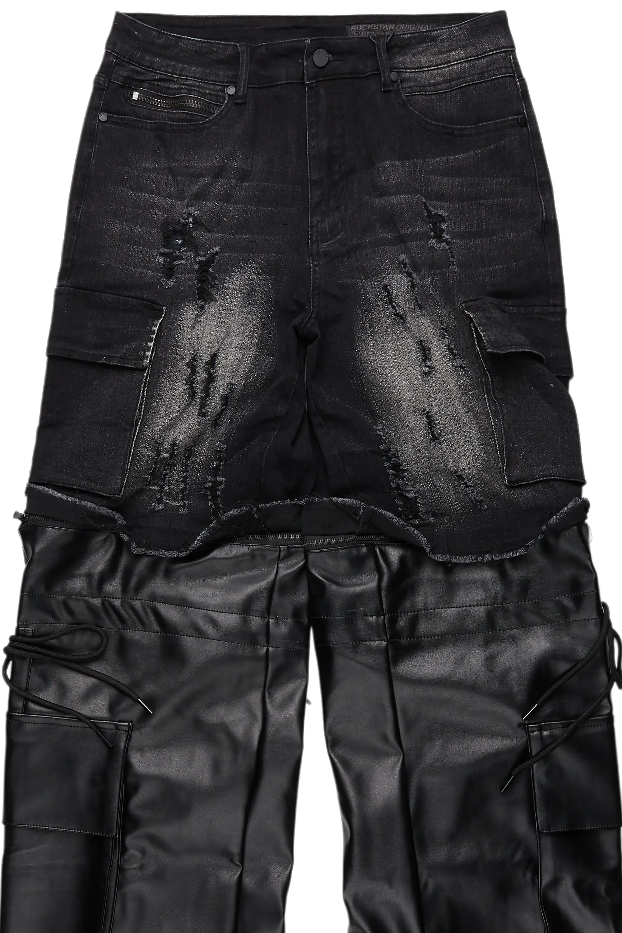 Baatar Black Baggy Fit Jean sold by Rockstar Original product image thumbnail 2
