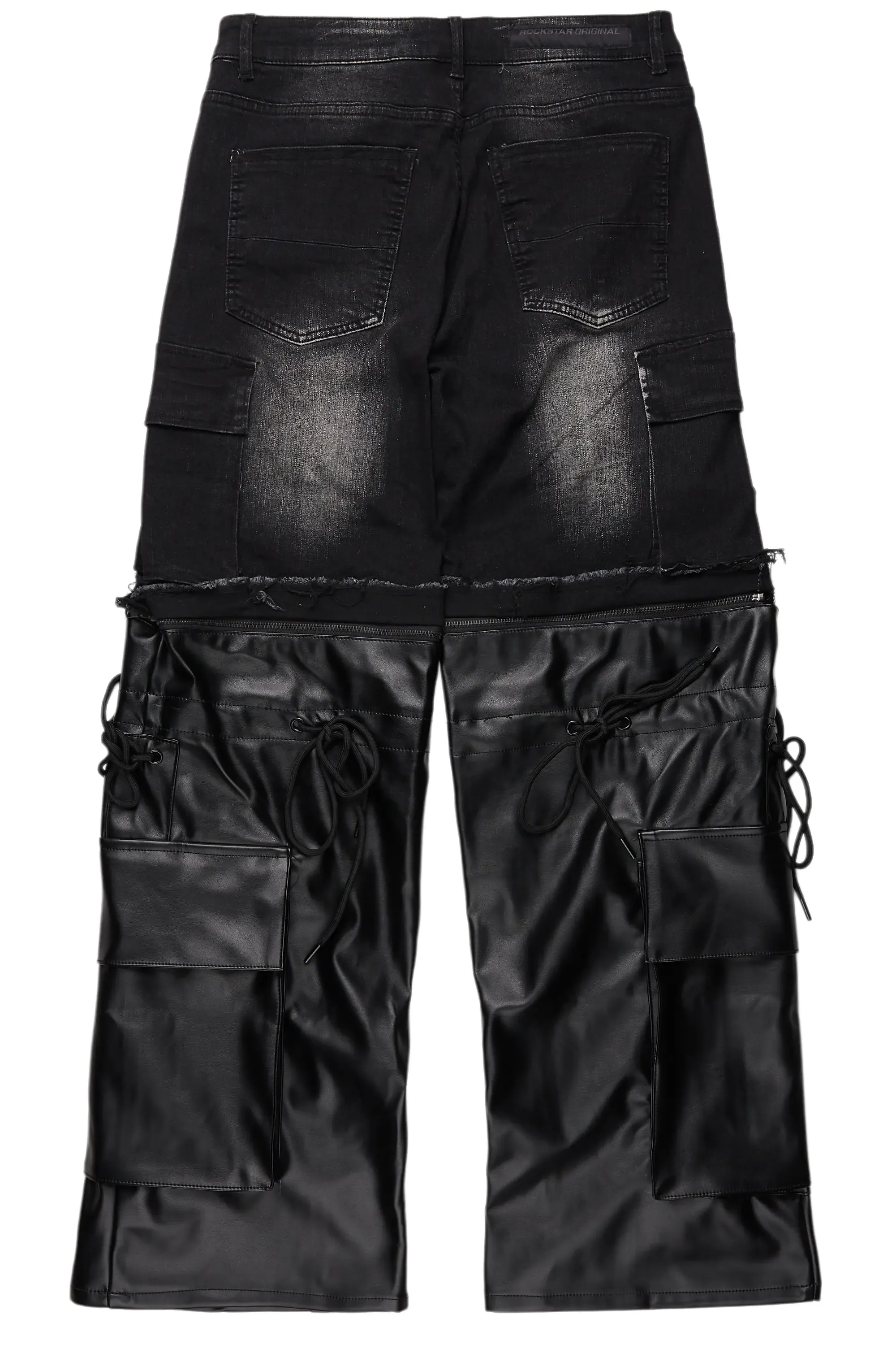 Baatar Black Baggy Fit Jean sold by Rockstar Original product image thumbnail 3