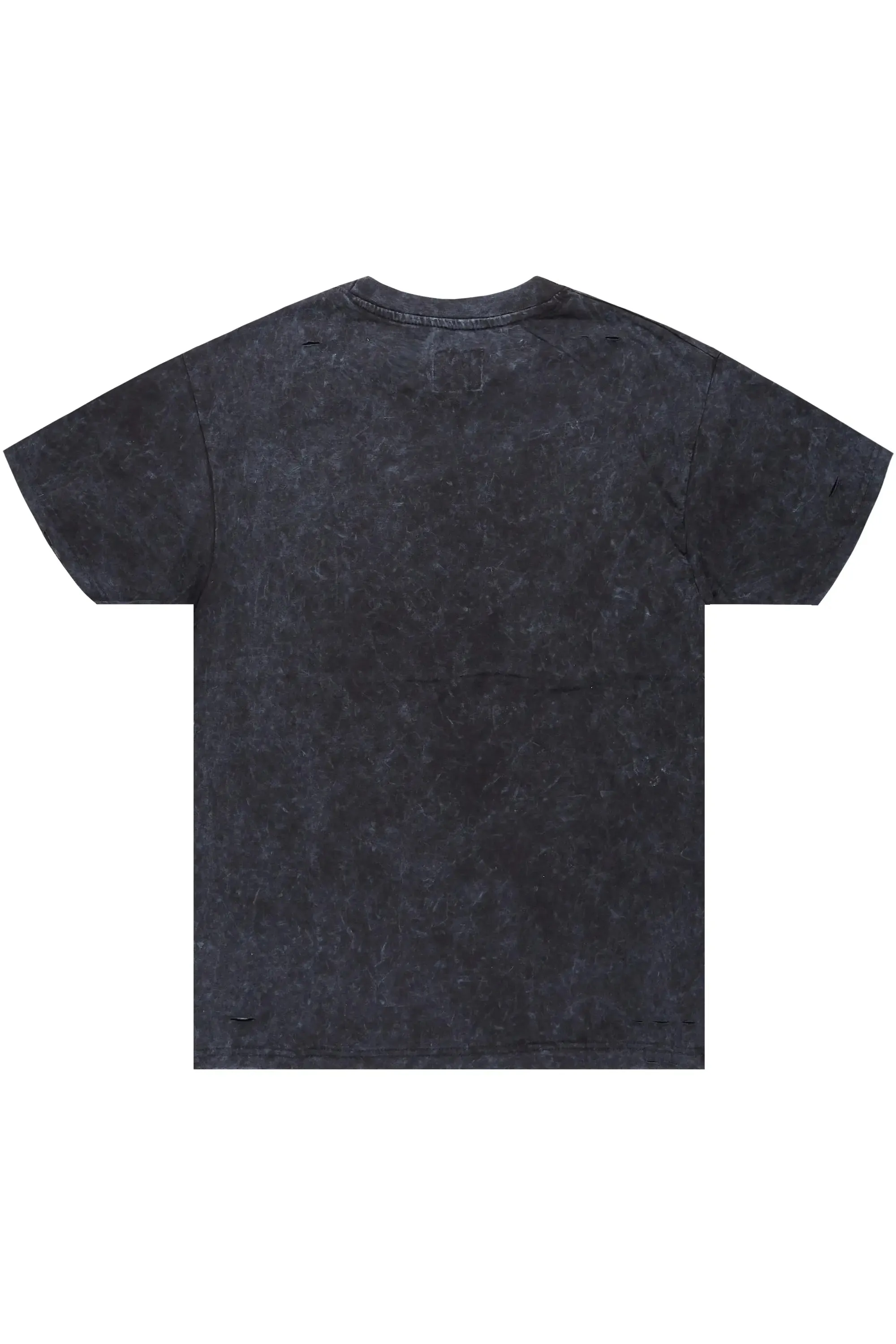 Basic Rockstar Vintage Black Oversized Distressed Plain T-Shirt sold by Rockstar Original product image thumbnail 3
