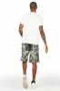 Tappy White/Black T-Shirt Short Set sold by Rockstar Original
