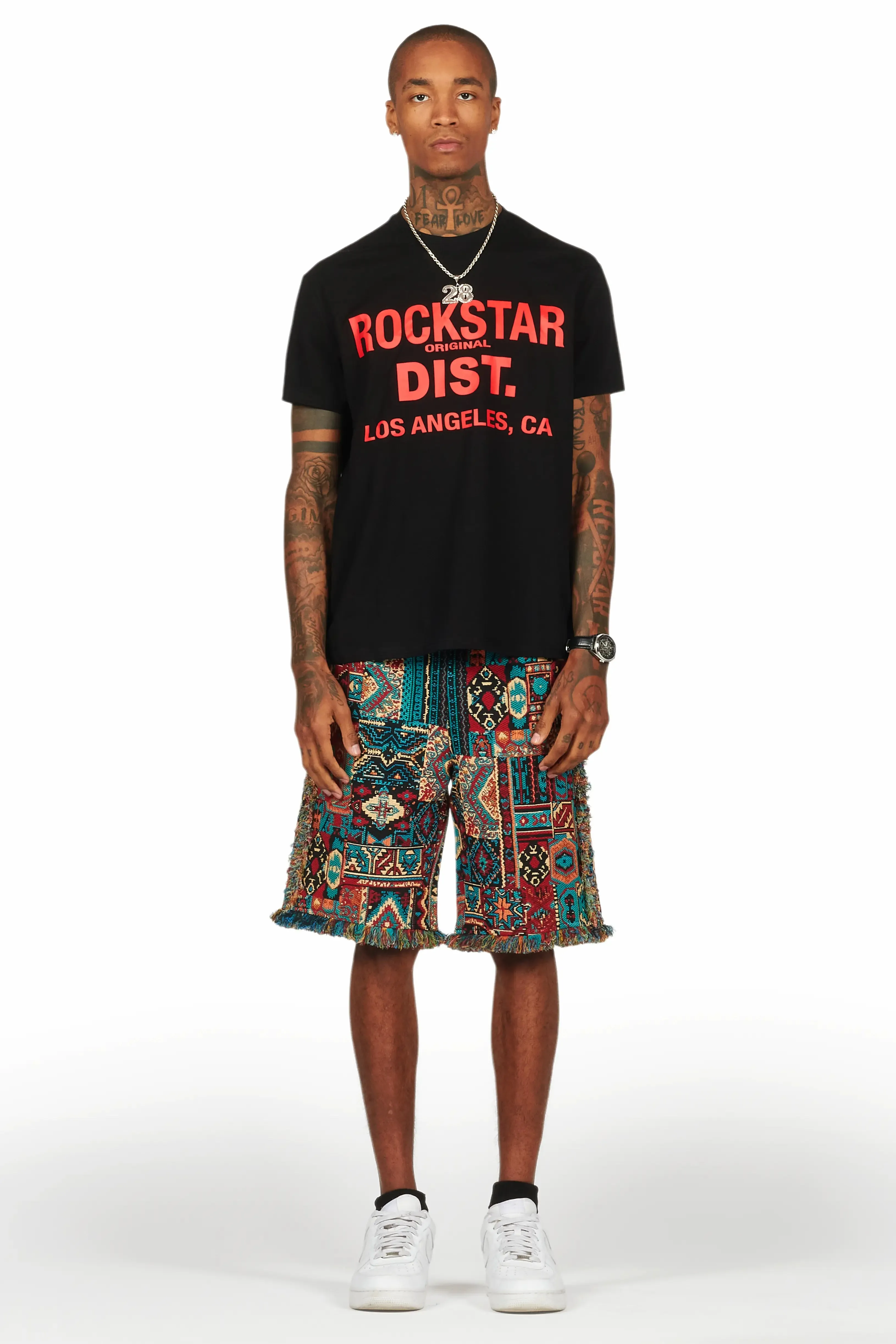 Tappy Black/Blue T-Shirt Short Set sold by Rockstar Original product image thumbnail 2