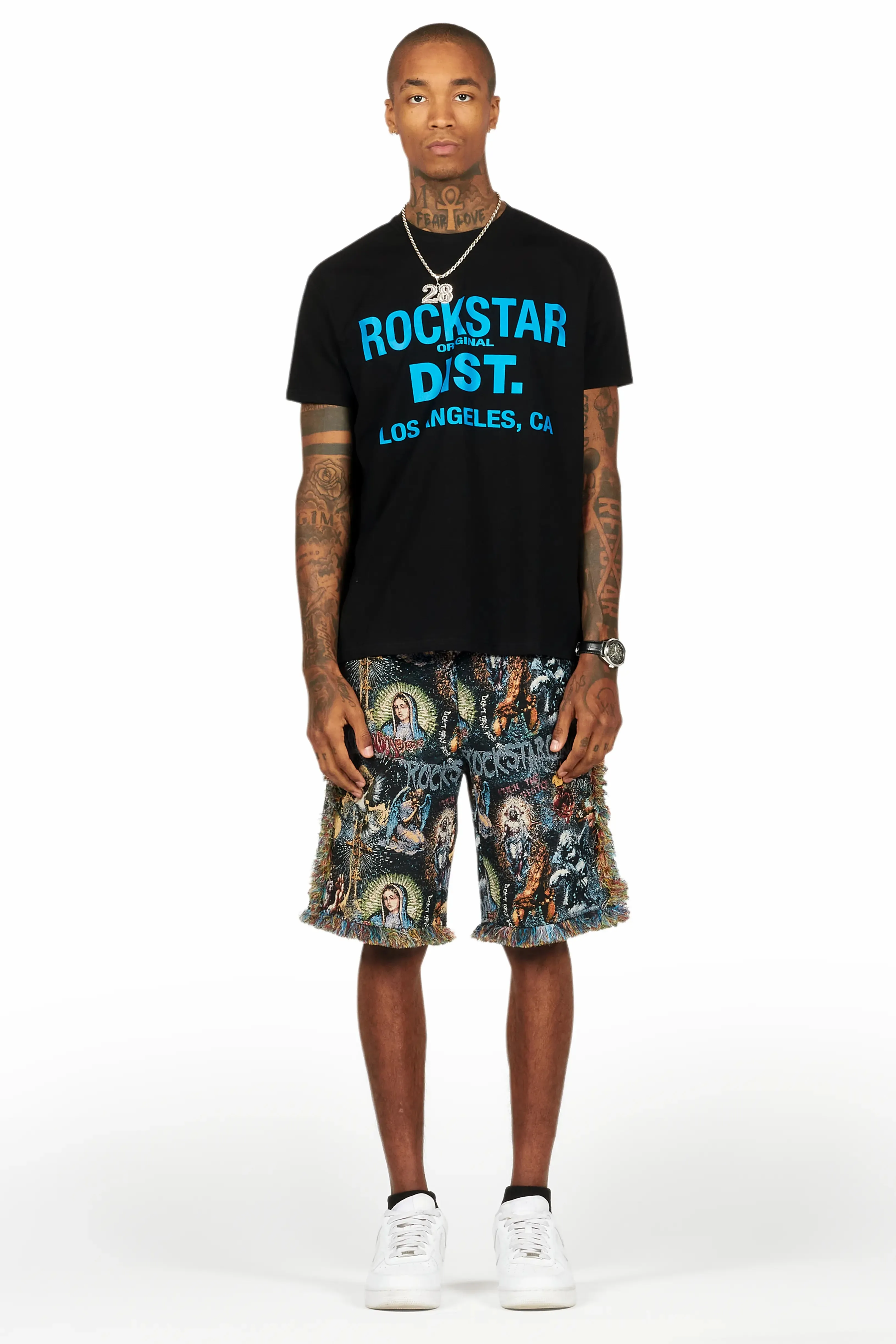 Tappy Black/Multi T-Shirt Short Set sold by Rockstar Original product image thumbnail 2