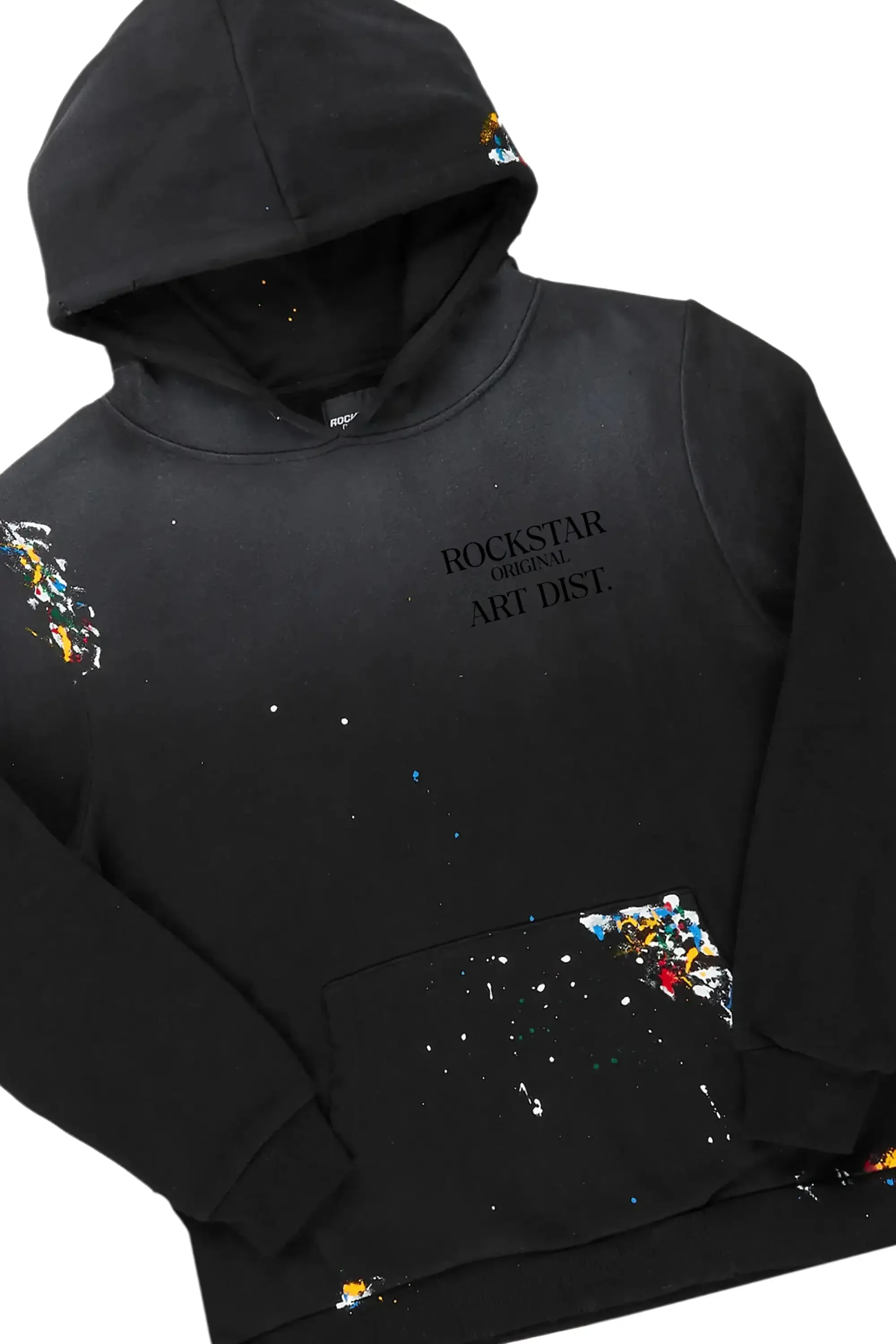 Palmer Black Hoodie/Stacked Flare Jean Bundle sold by Rockstar Original product image thumbnail 2