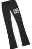 Fields Black/Purple Double Layer T-Shirt/Stacked Baggy Track Pant Set sold by Rockstar Original