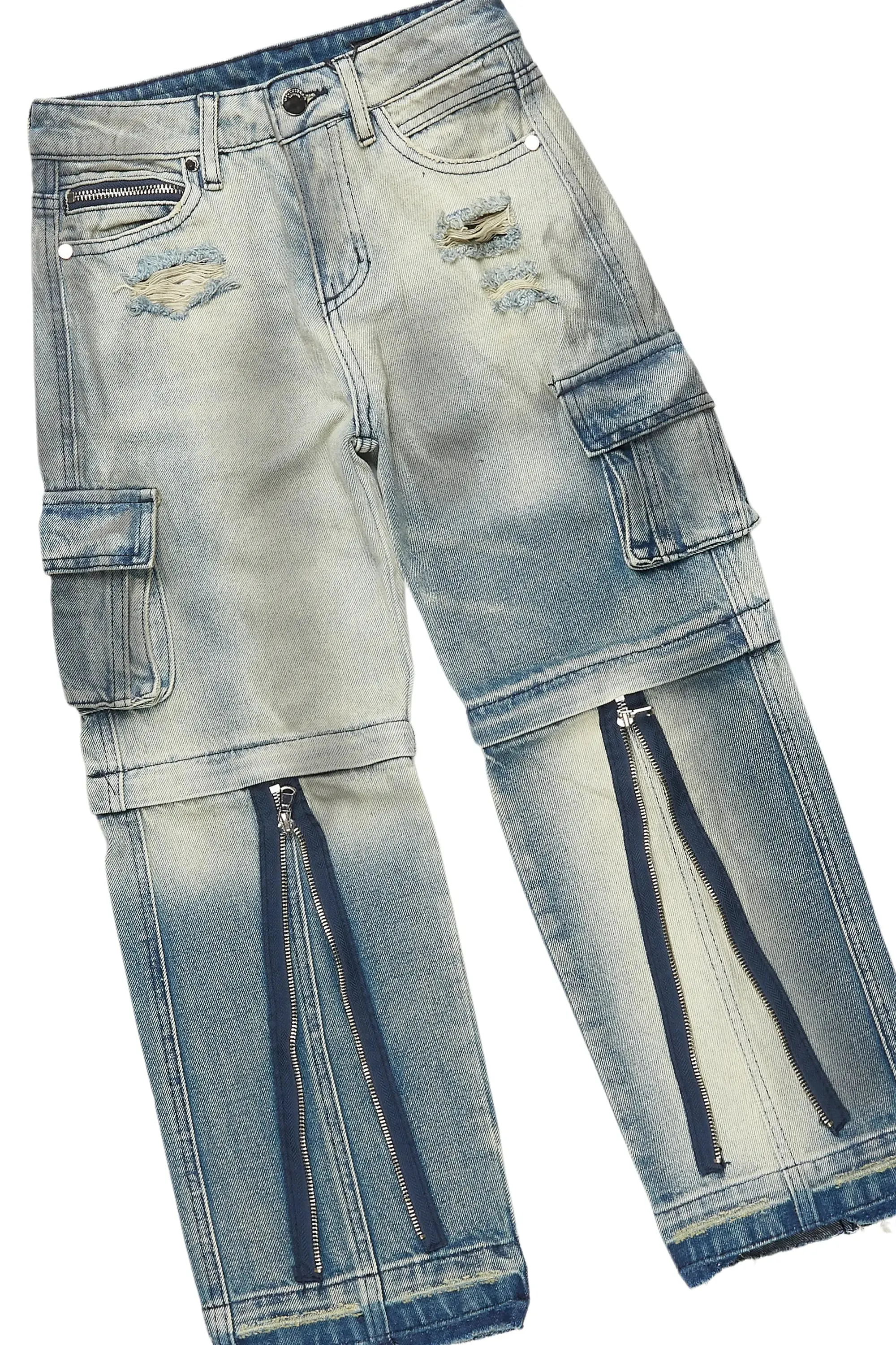 Boys Beau Red Hoodie/Baggy Fit Jean Set sold by Rockstar Original product image thumbnail 3