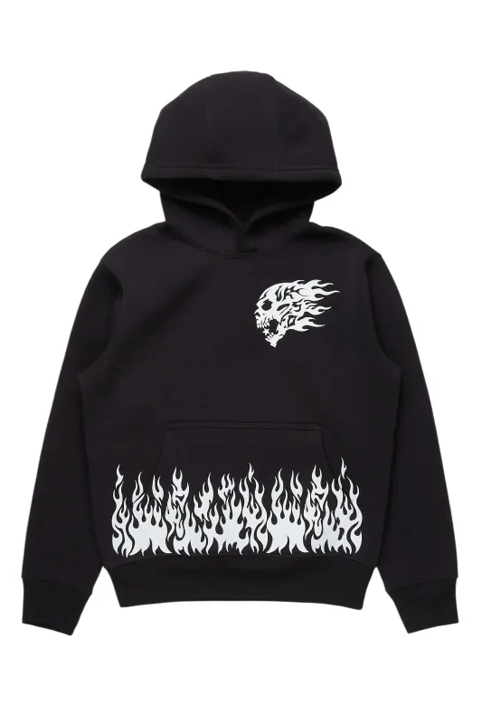 Boys Bubble Black Graphic Hoodie sold by Rockstar Original