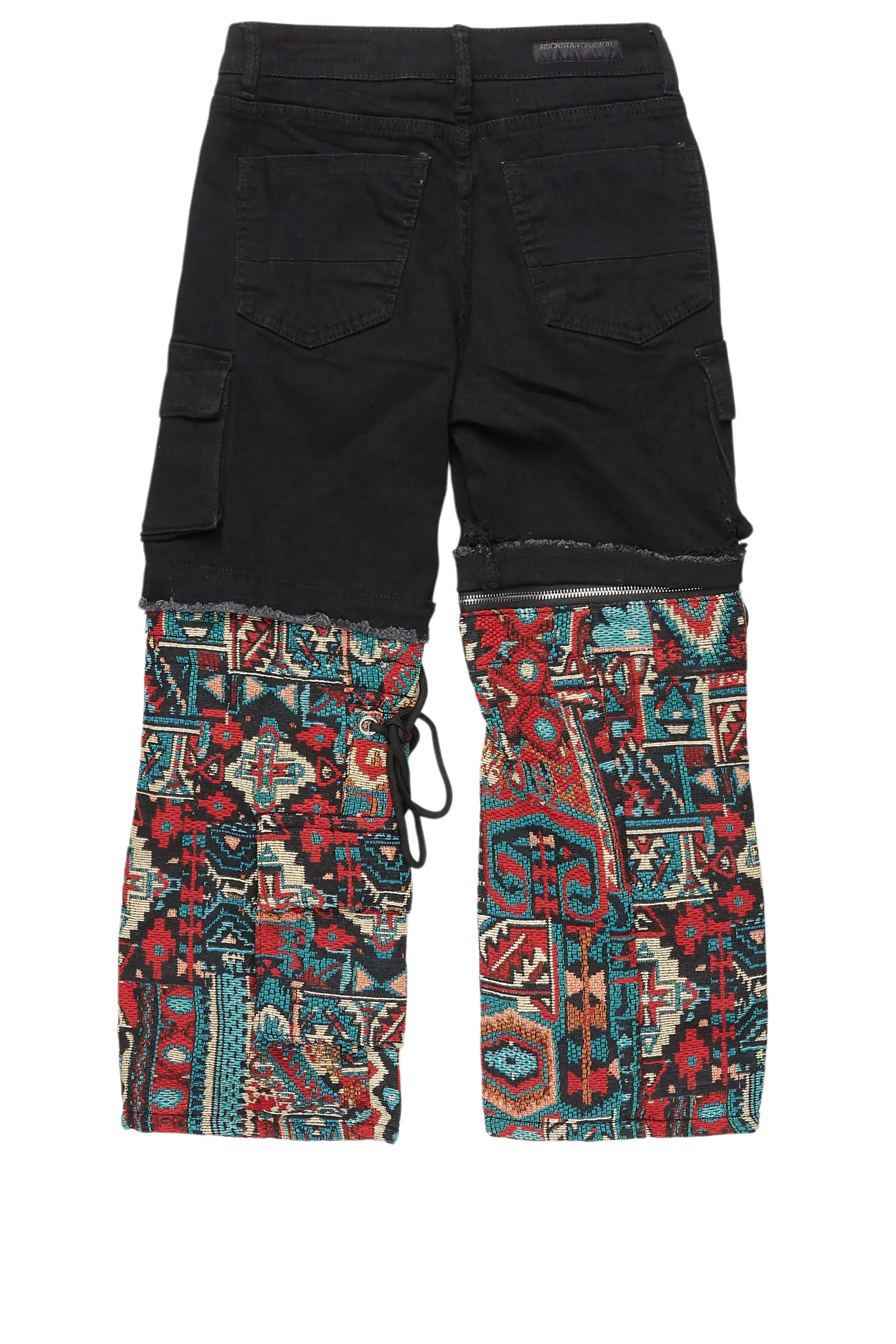Boys Baatar Jet Black Baggy Fit Jean sold by Rockstar Original product image thumbnail 3