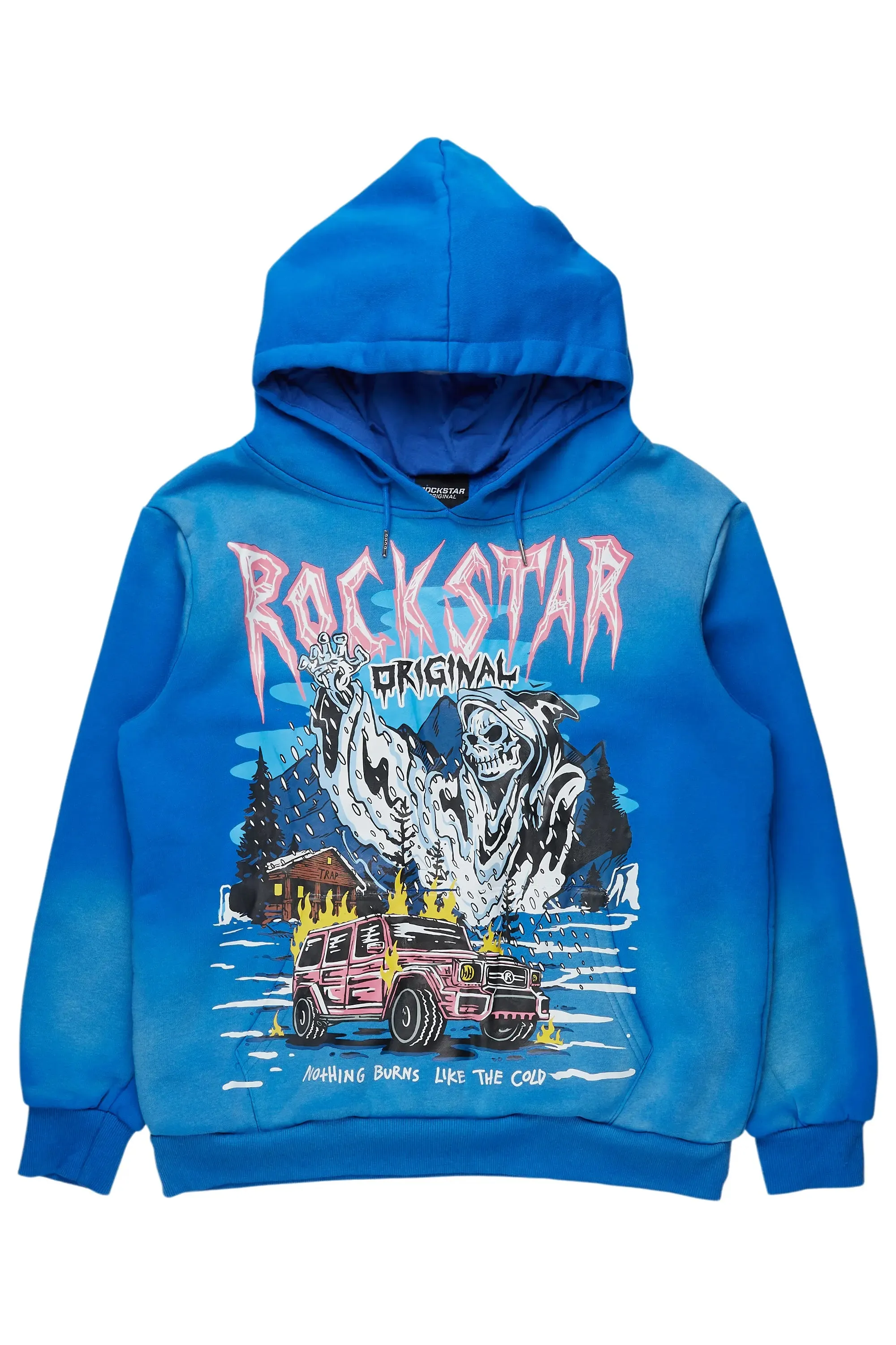 Mercy Wagon Royal Blue Oversized Hoodie sold by Rockstar Original