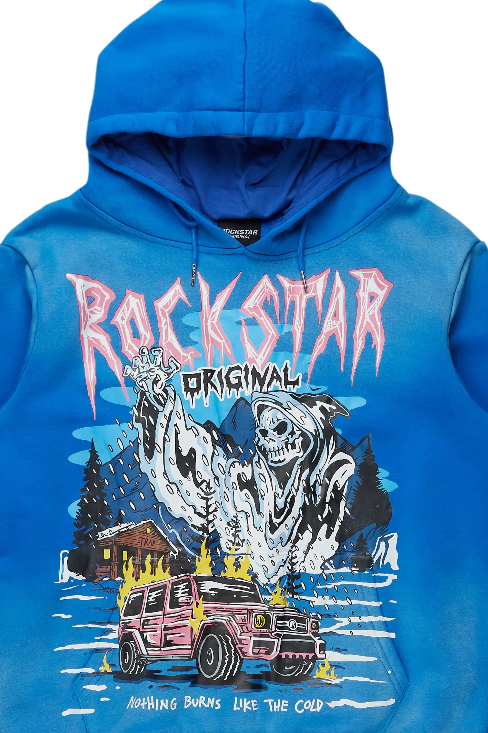 Mercy Wagon Royal Blue Oversized Hoodie sold by Rockstar Original product image thumbnail 2