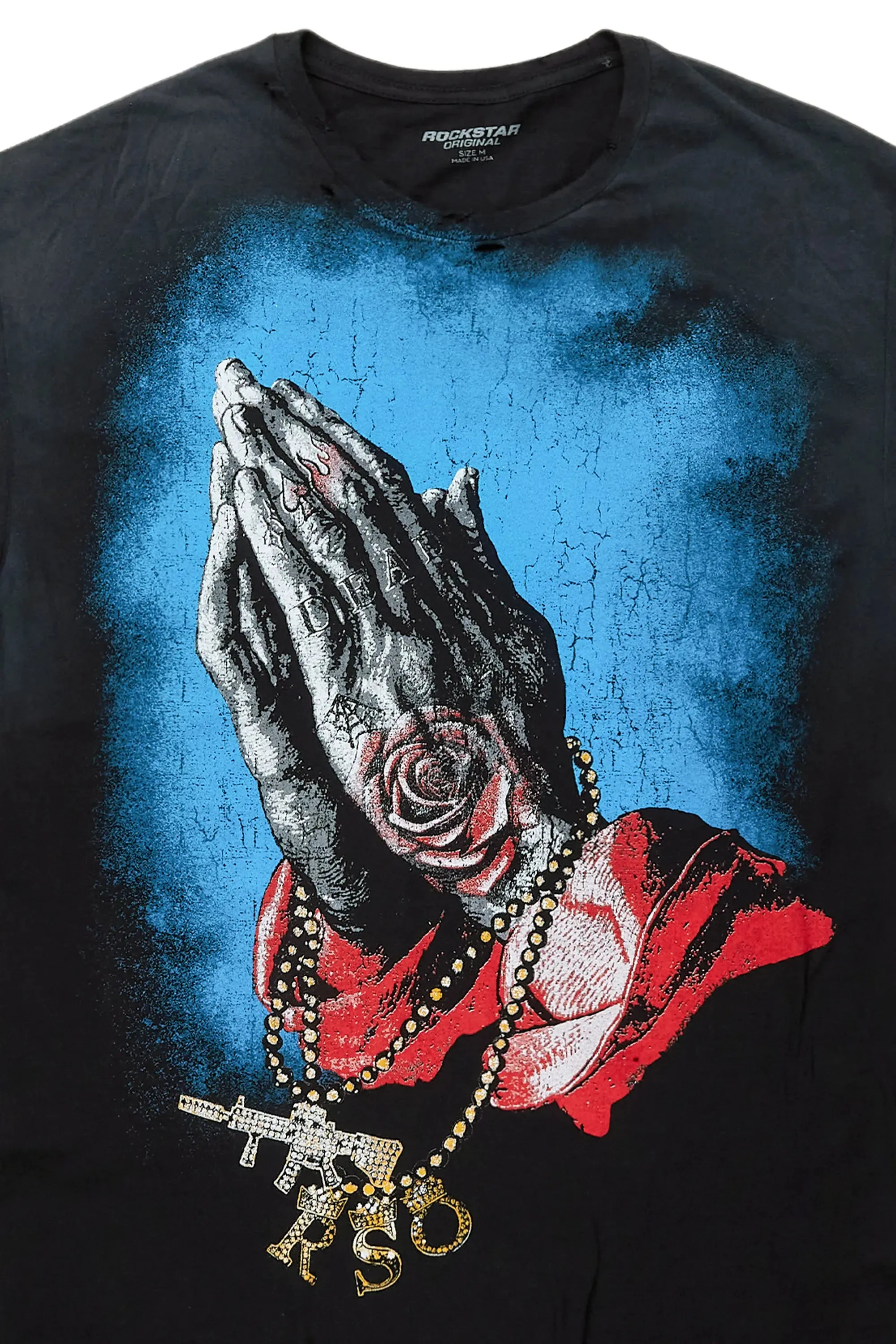 Cornia Black Oversized T-Shirt sold by Rockstar Original product image thumbnail 2