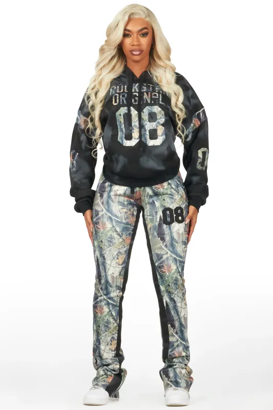 Eniyha Black/Black Tree Camo Stacked Trackset sold by Rockstar Original