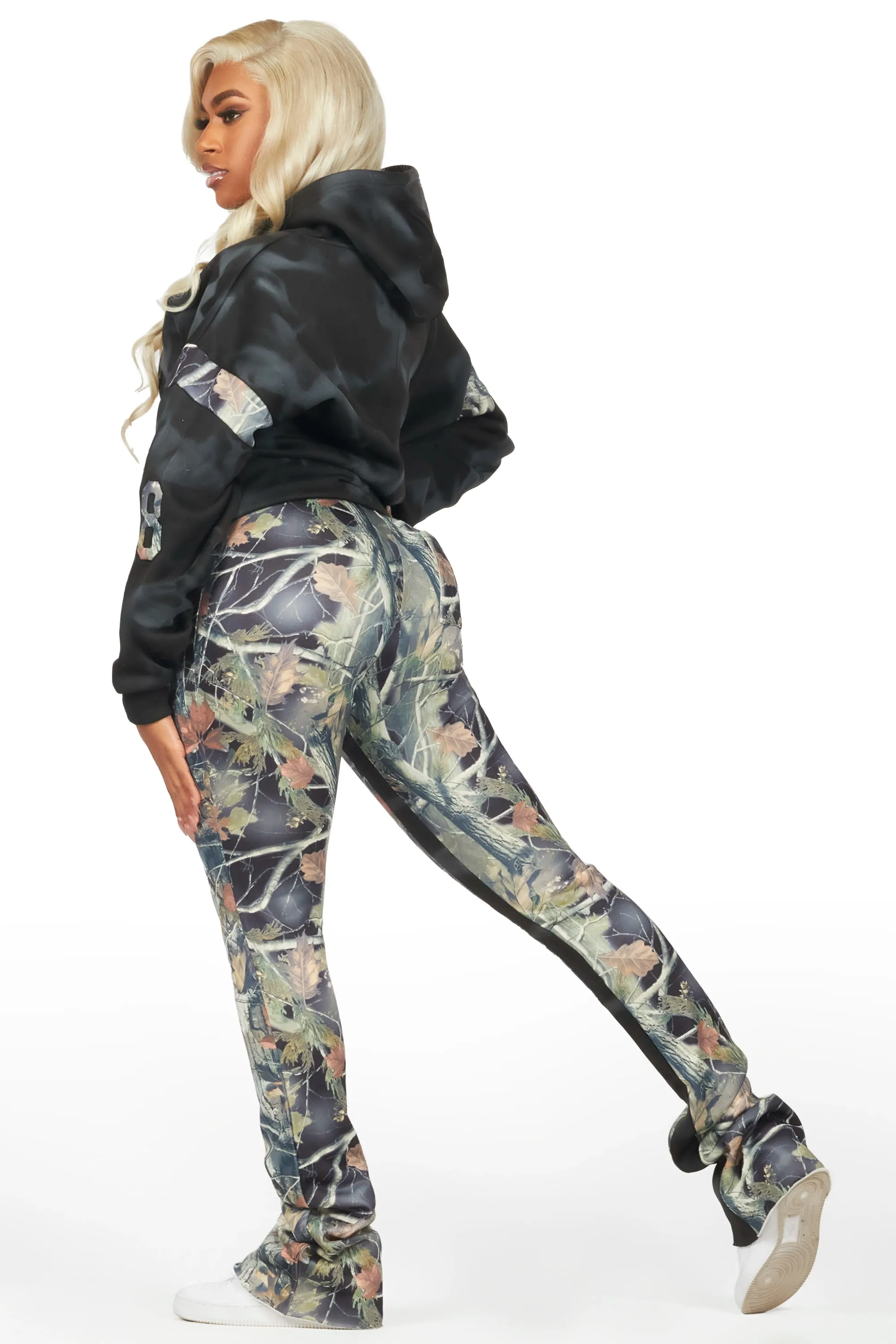 Eniyha Black/Black Tree Camo Stacked Trackset sold by Rockstar Original product image thumbnail 5