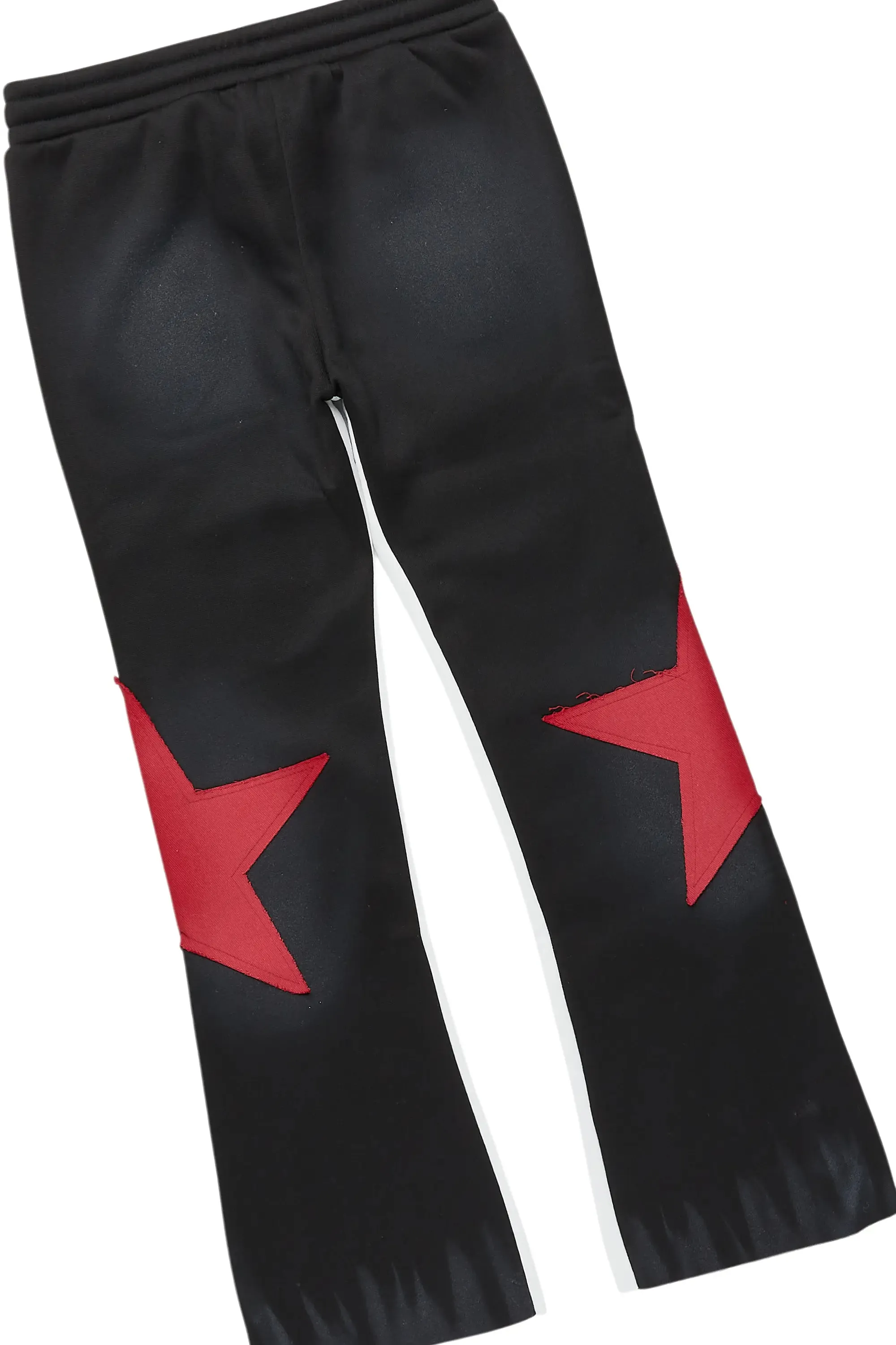 Boys Mallor Black/Red Stacked Hoodie Track Set sold by Rockstar Original product image thumbnail 5