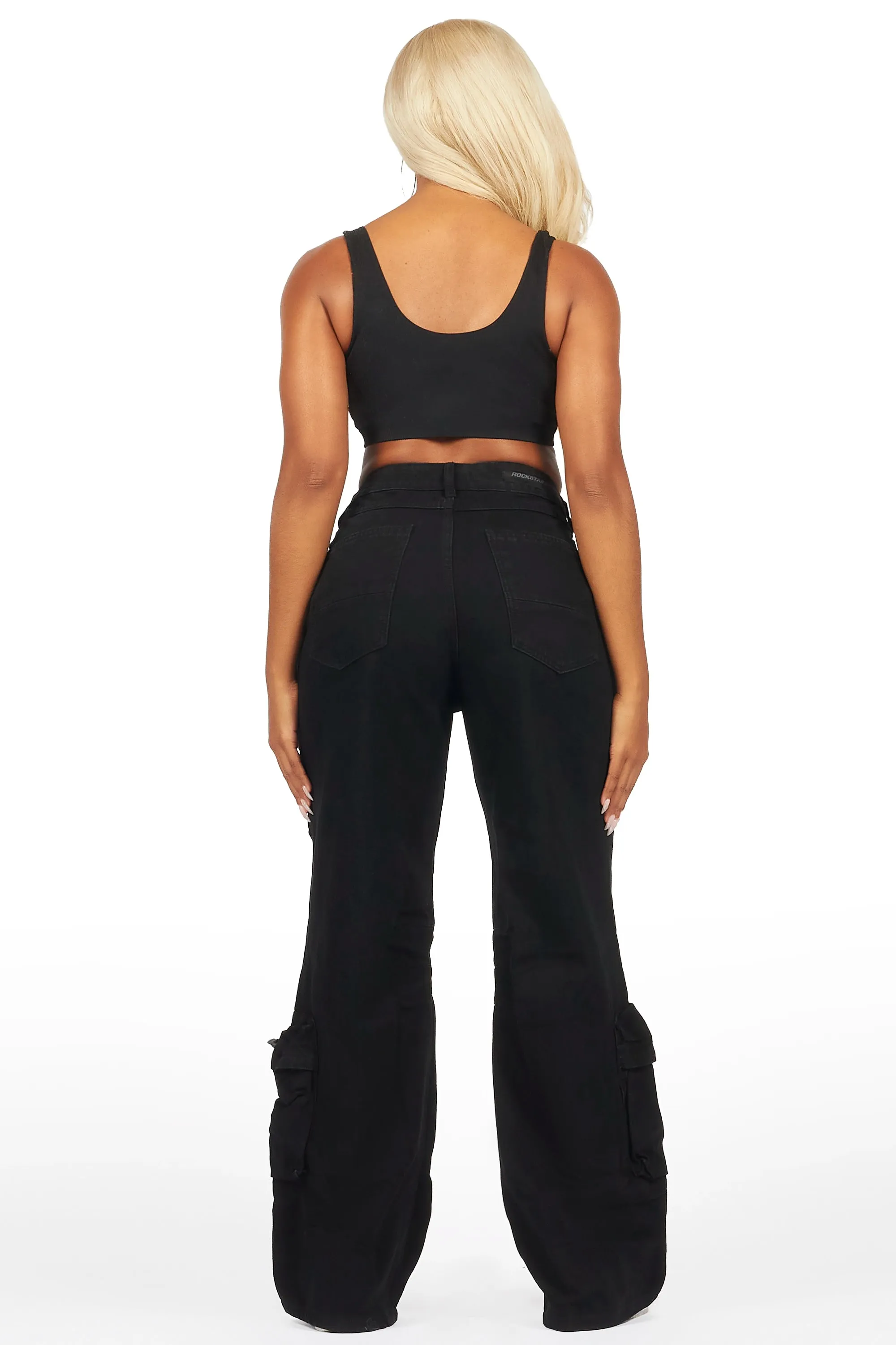 Corrie Black Baggy Cargo Jean sold by Rockstar Original product image thumbnail 5