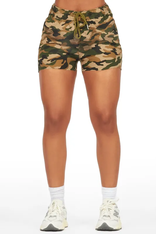 Hayley Green Camo Short sold by Rockstar Original