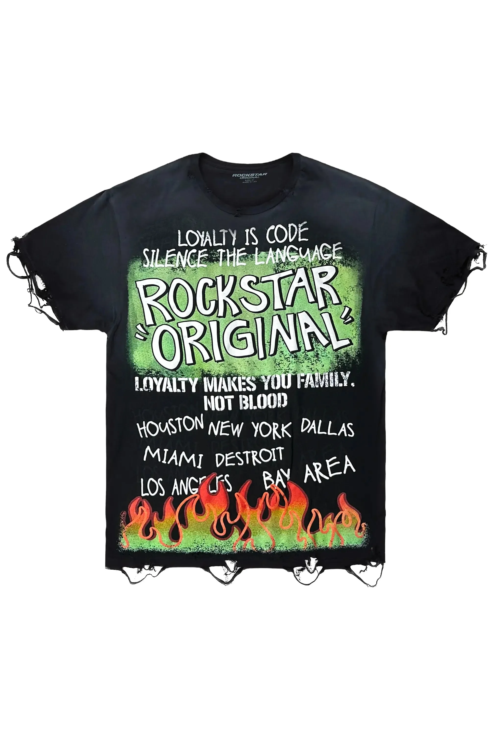 Bridgette Black Oversized T-Shirt sold by Rockstar Original