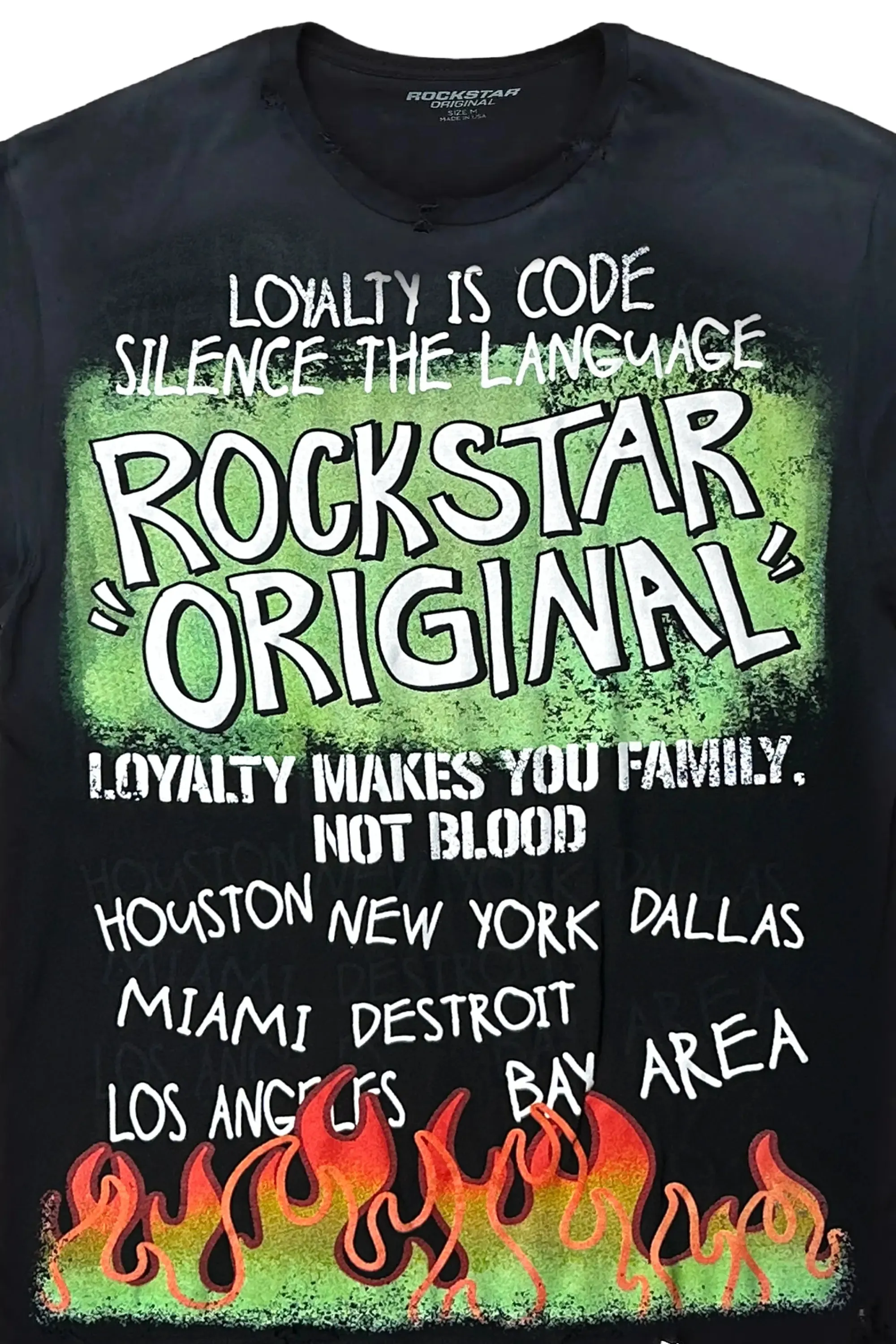 Bridgette Black Oversized T-Shirt sold by Rockstar Original product image thumbnail 2