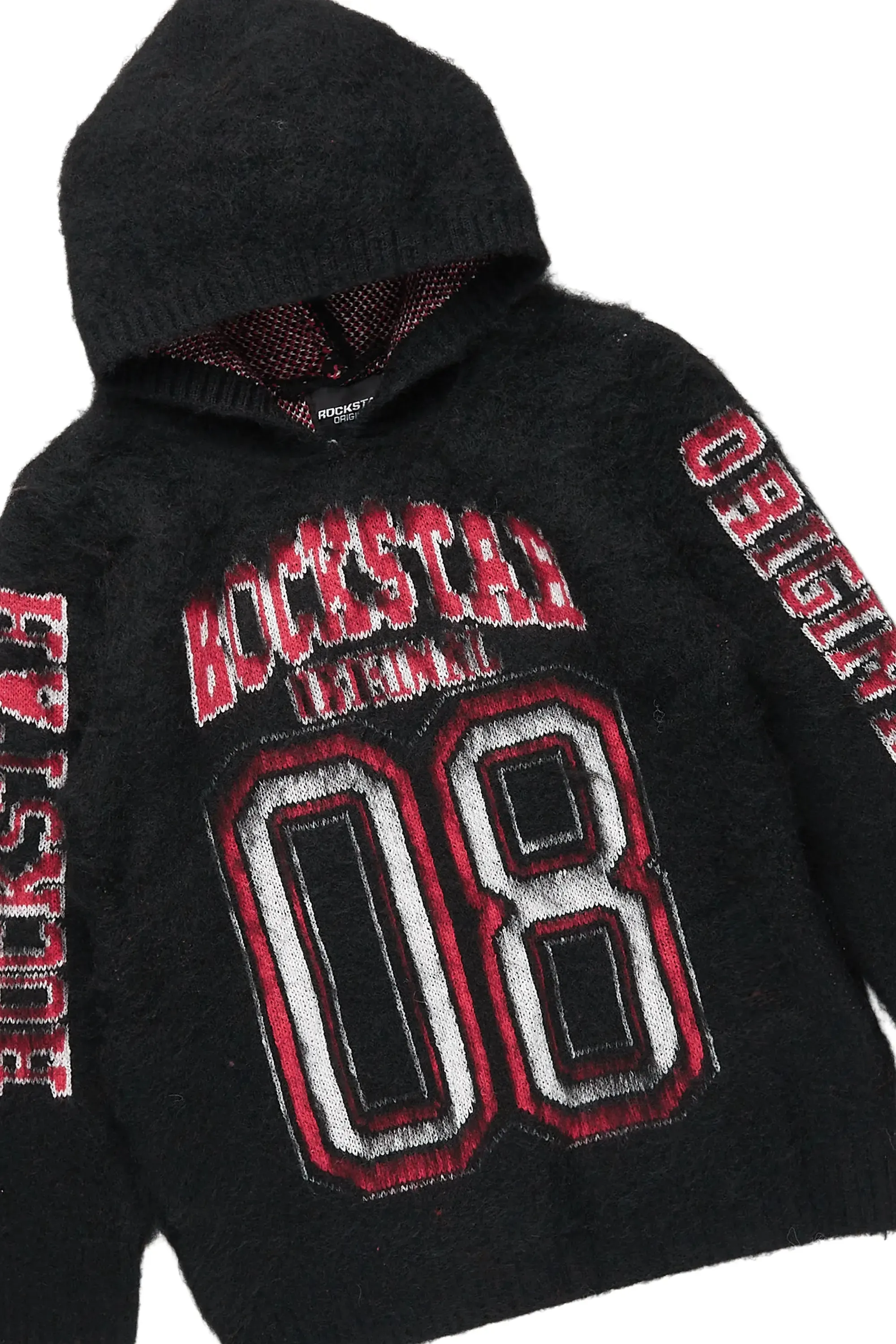 Boys Fields Black/Tint Mohair Hoodie/Stacked Flare Jean Set sold by Rockstar Original product image thumbnail 2