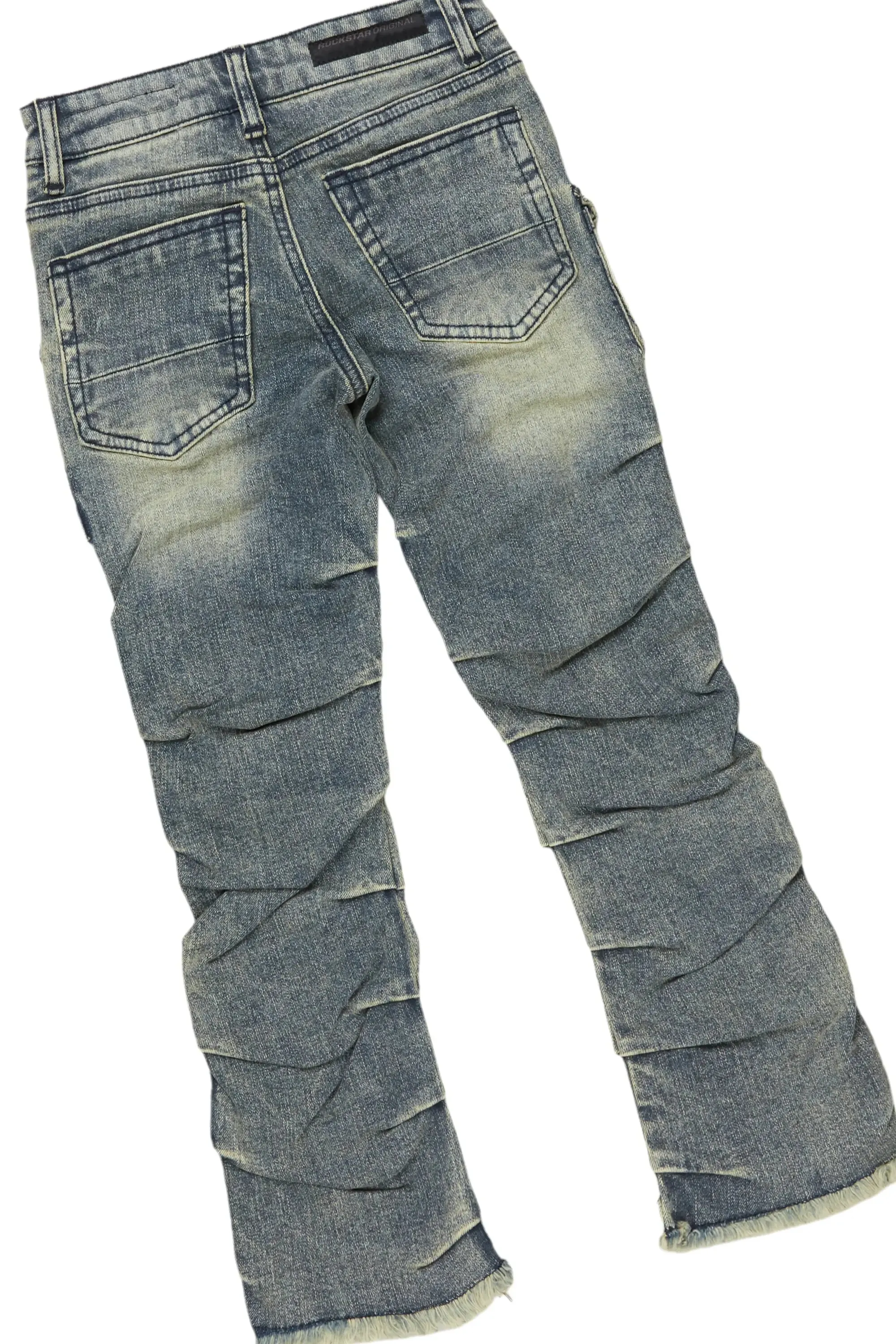 Boys Fields Black/Tint Mohair Hoodie/Stacked Flare Jean Set sold by Rockstar Original product image thumbnail 4