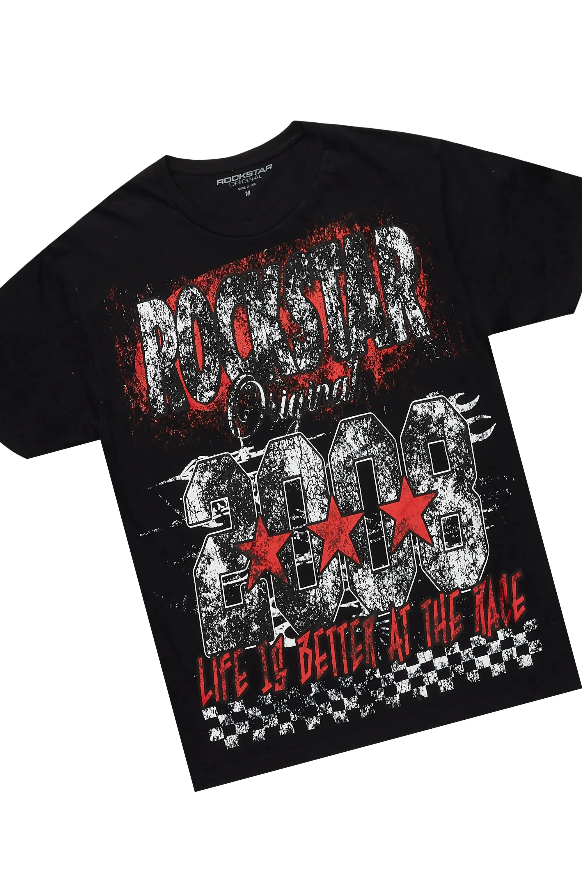 Racing Grung Black Graphic T-Shirt Short Set sold by Rockstar Original product image thumbnail 2