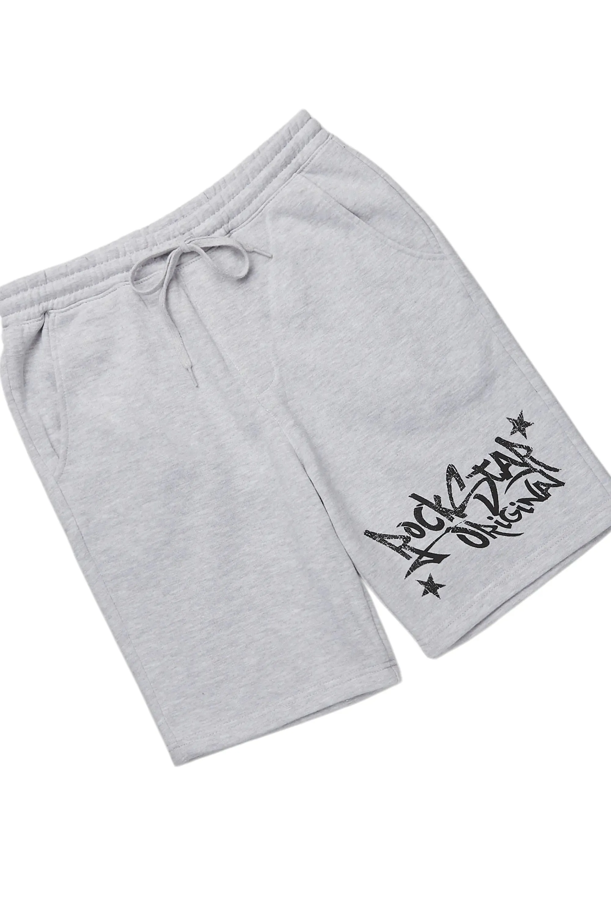 All Seeing Eyes White/Grey Long Sleeve T-Shirt Short Set sold by Rockstar Original product image thumbnail 3