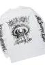All Seeing Eyes White/Grey Long Sleeve T-Shirt Short Set sold by Rockstar Original
