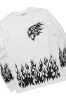 Bubble White/Grey Long Sleeve T-Shirt Short Set sold by Rockstar Original
