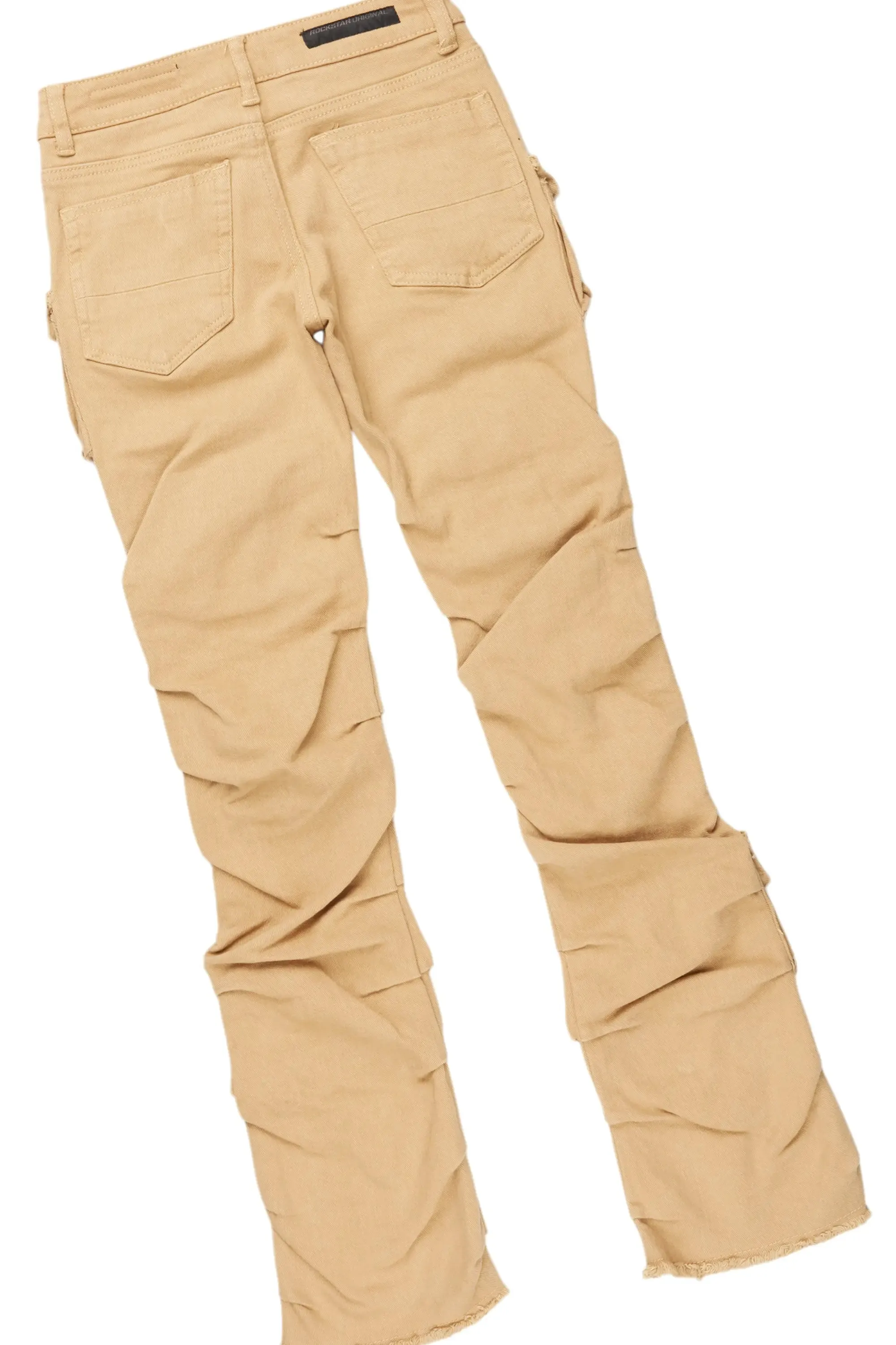 Boys Andros Brown Mohair Hoodie/Stacked Flare Jean Set sold by Rockstar Original product image thumbnail 4