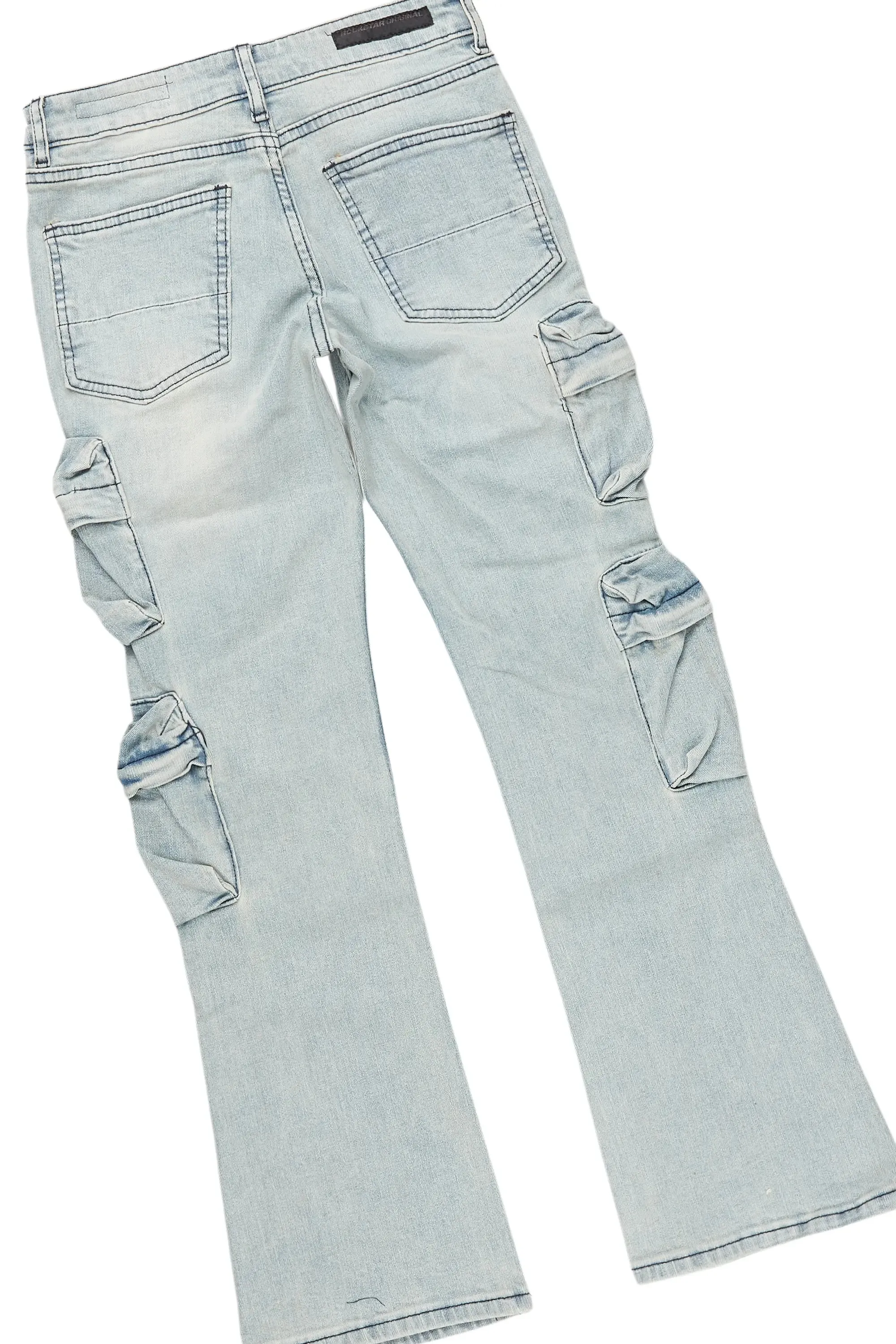 Boys Fields Red Mohair Hoodie/Baggy Cargo Jean Set sold by Rockstar Original product image thumbnail 4