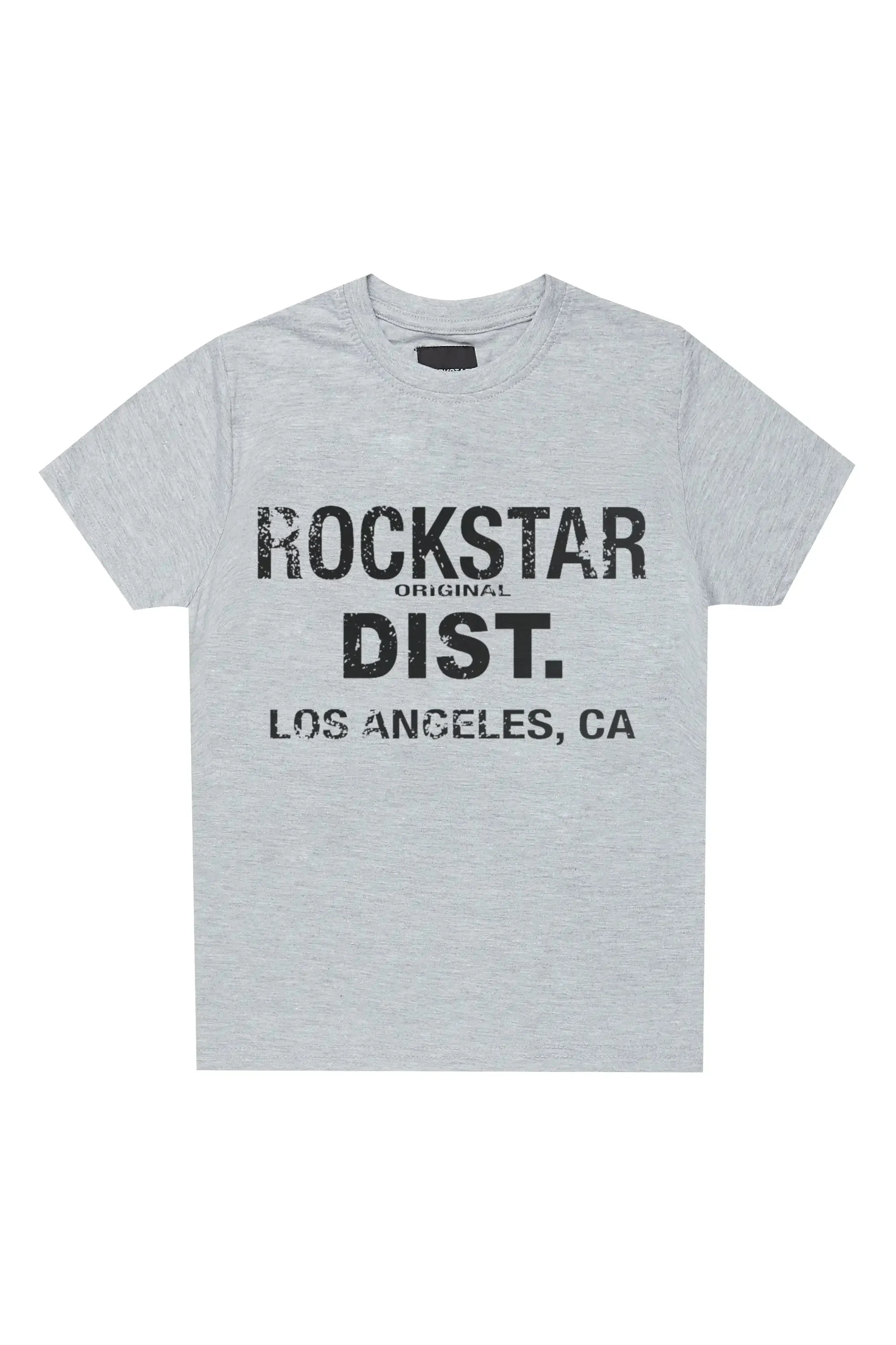 Boys Koen Grey/Black Graphic T-Shirt sold by Rockstar Original