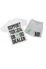 Mareona White/Grey T-Shirt Short Set sold by Rockstar Original