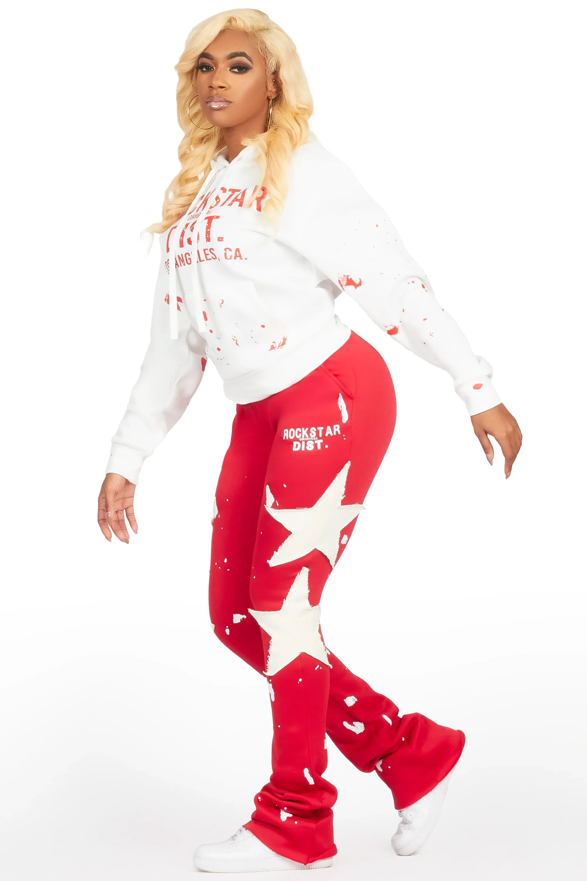 Jaden White/Red Super Stacked Trackset sold by Rockstar Original product image thumbnail 3