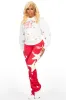 Jaden White/Red Super Stacked Trackset sold by Rockstar Original