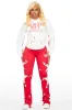 Jaden White/Red Super Stacked Trackset sold by Rockstar Original