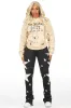 Jaden Beige/Black Super Stacked Trackset sold by Rockstar Original