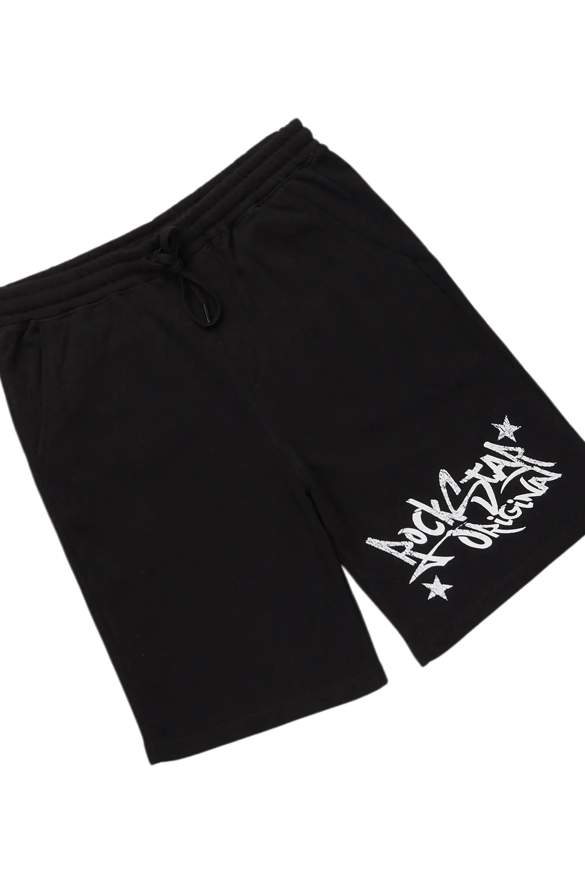 Mirelys Black Long Sleeve T-Shirt Short Set sold by Rockstar Original product image thumbnail 3