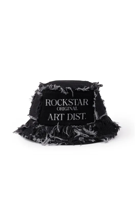 Ivo Black Patchwork Bucket Hat sold by Rockstar Original