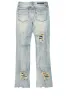 Boys Fateh Light Blue Stacked Flare Jean sold by Rockstar Original